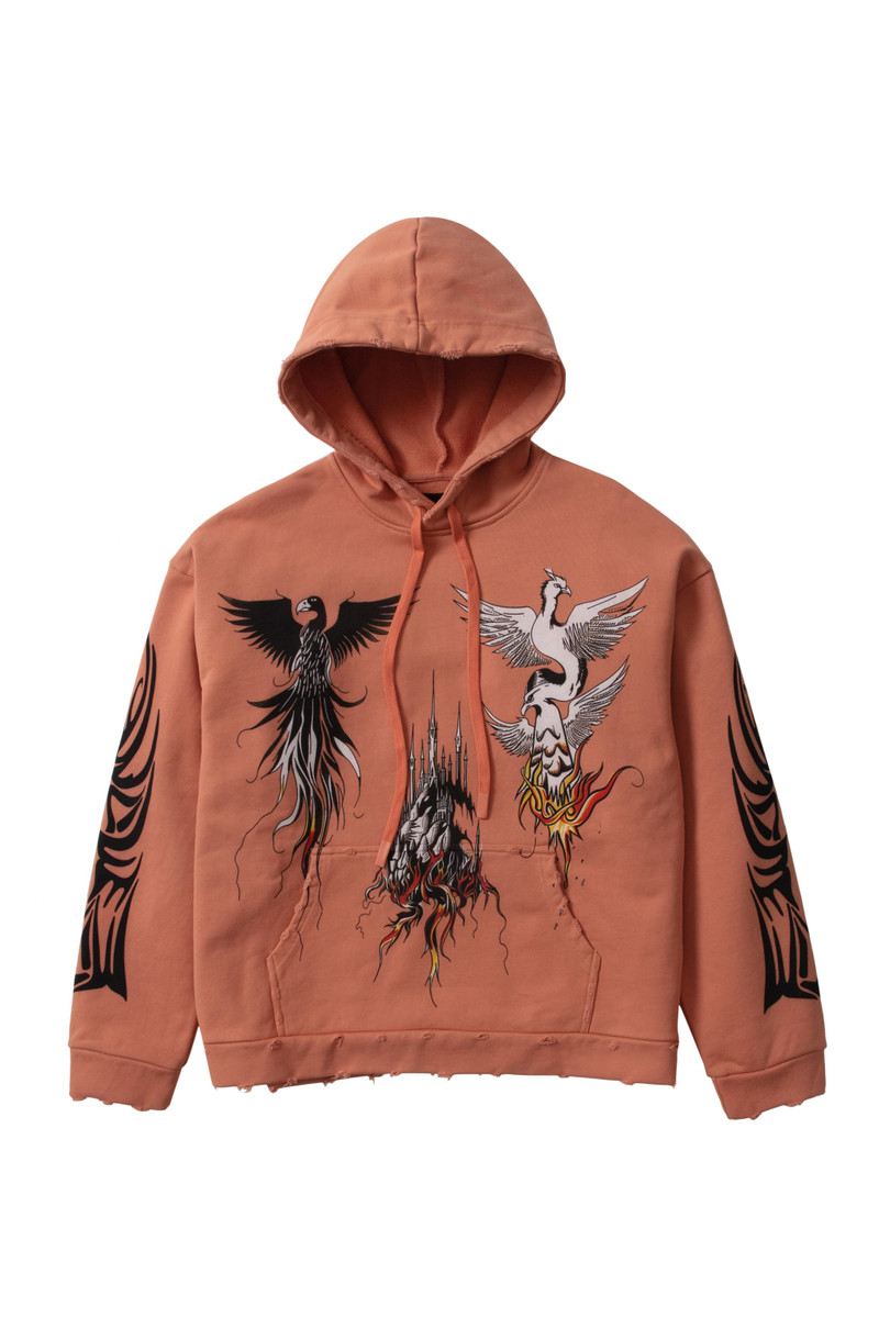 NEFARIOUS WINGED HOODED PULLOVER 1