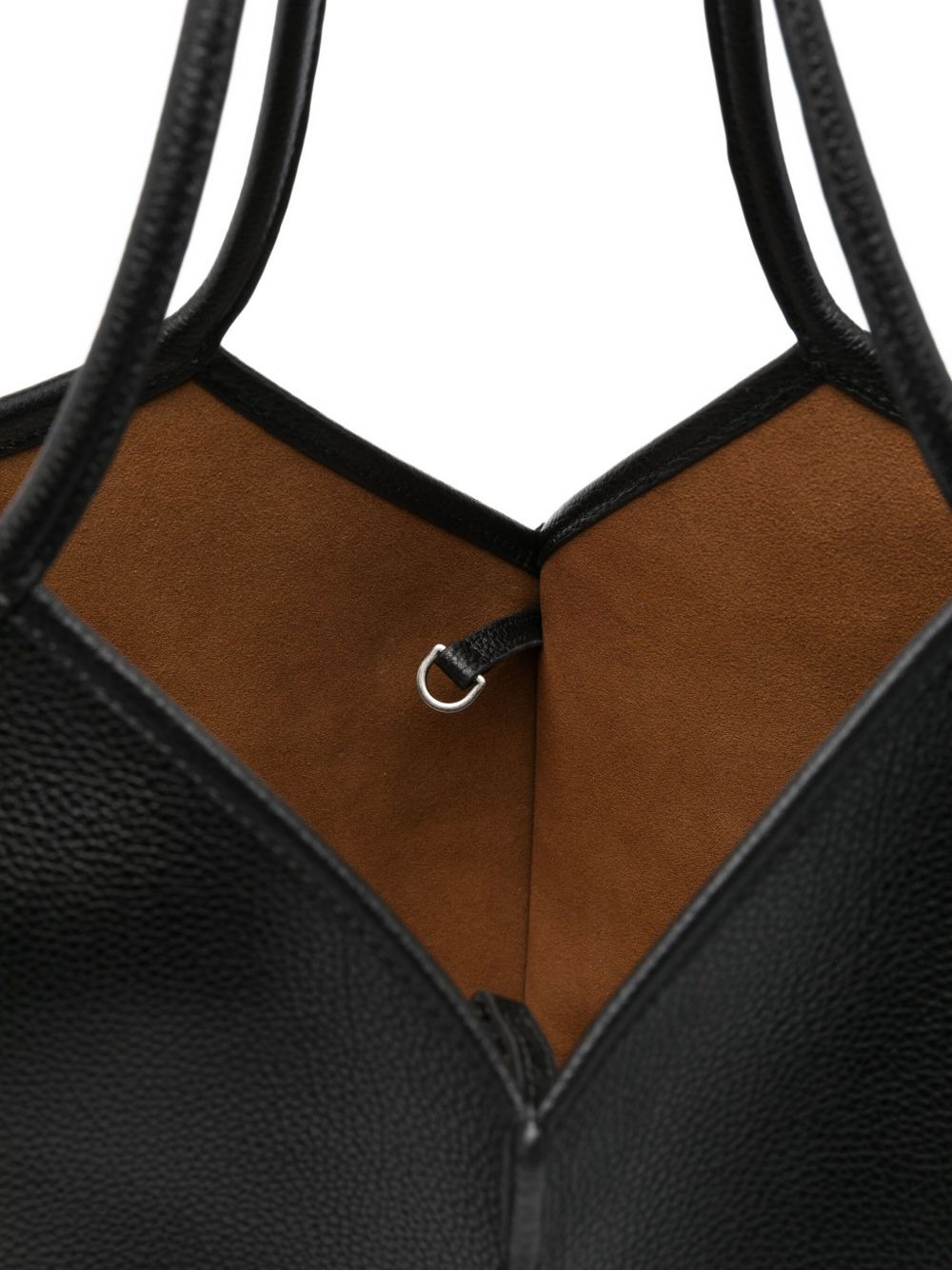 Calella  V-neck calfskin tote bag - 5