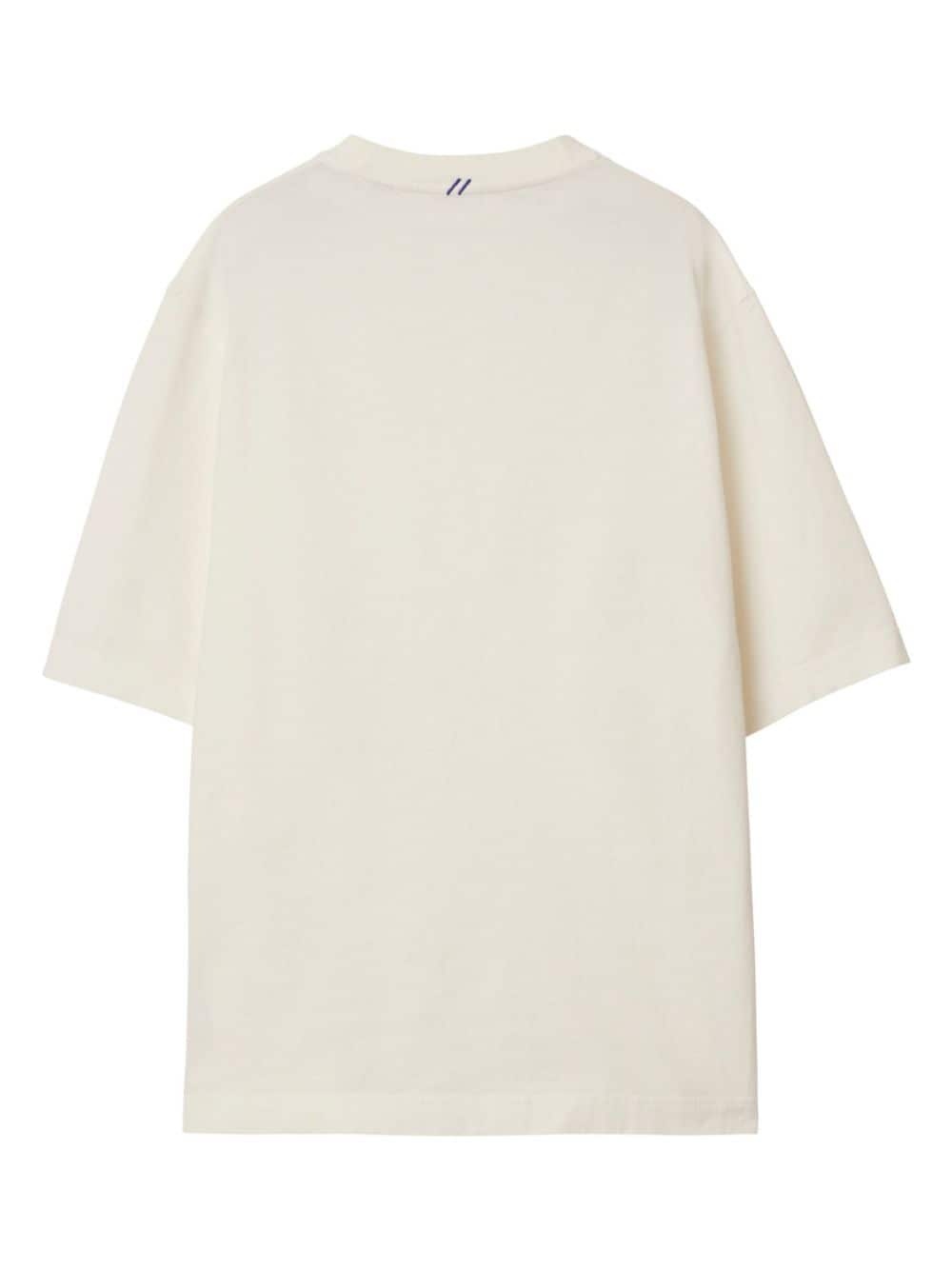 EKD logo-patch cotton T-shirt - 6