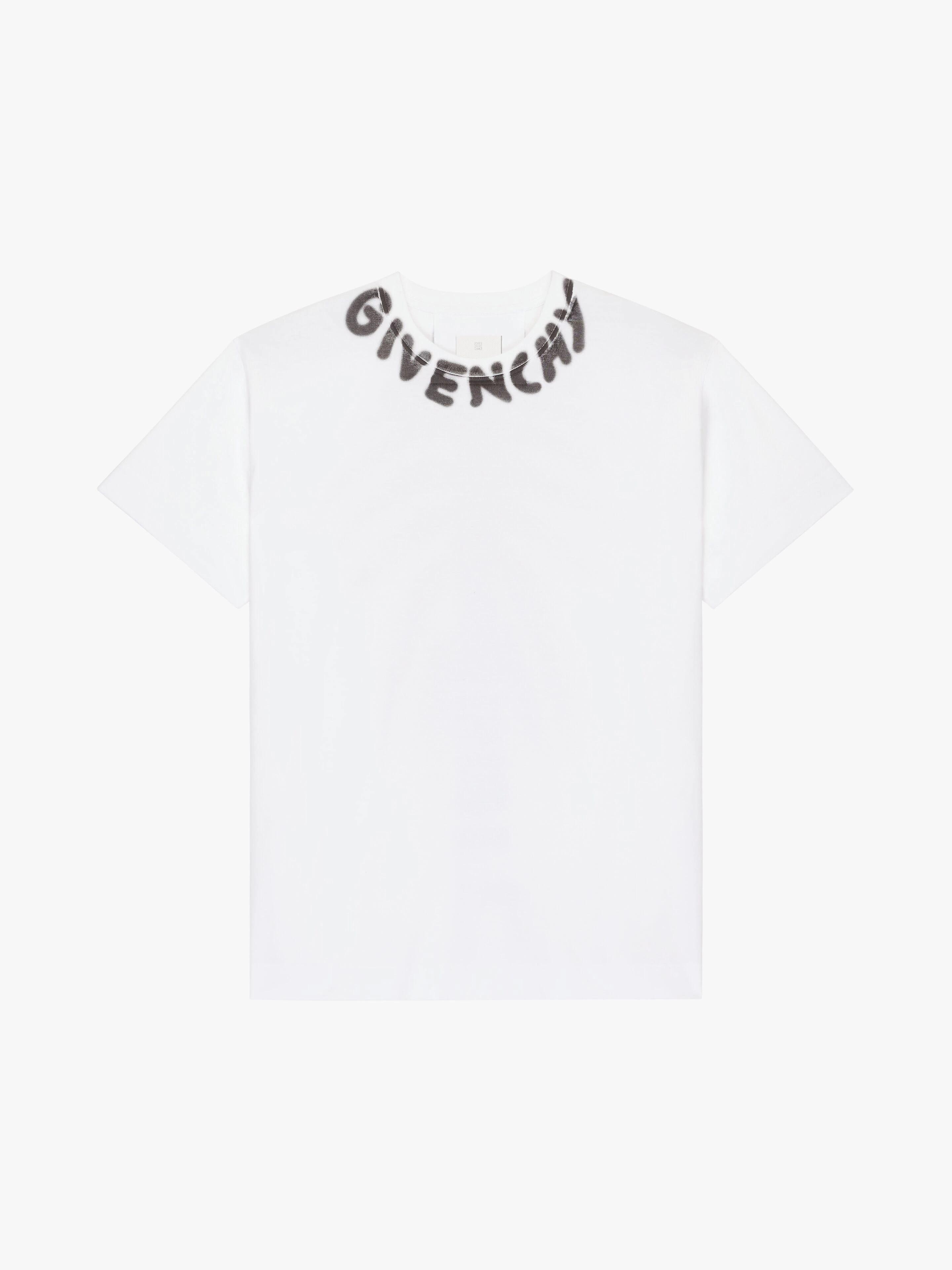 GIVENCHY OVERSIZED T-SHIRT WITH TAG EFFECT PRINTS - 1