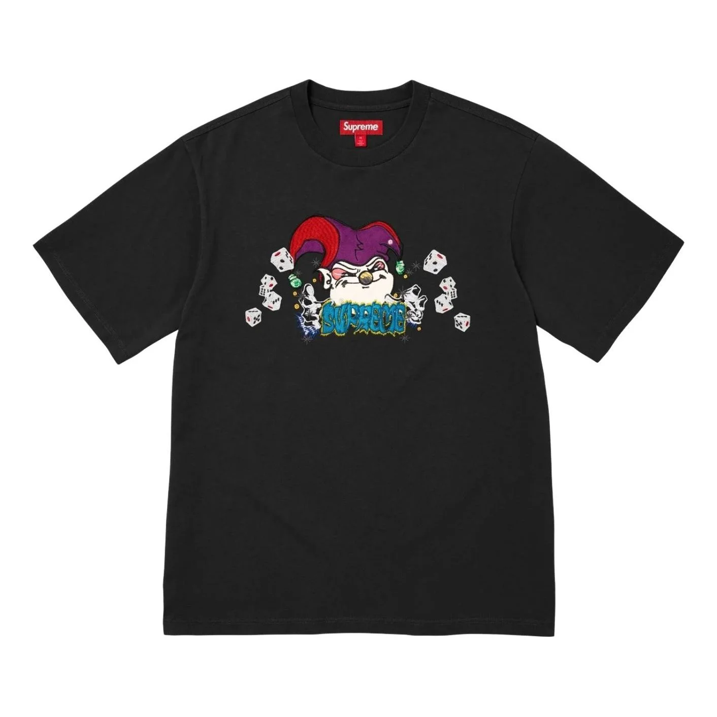 Supreme Aoi Jester Short-Sleeve T-Shirt 'Black' SUP-FW25-120-BLK - 1