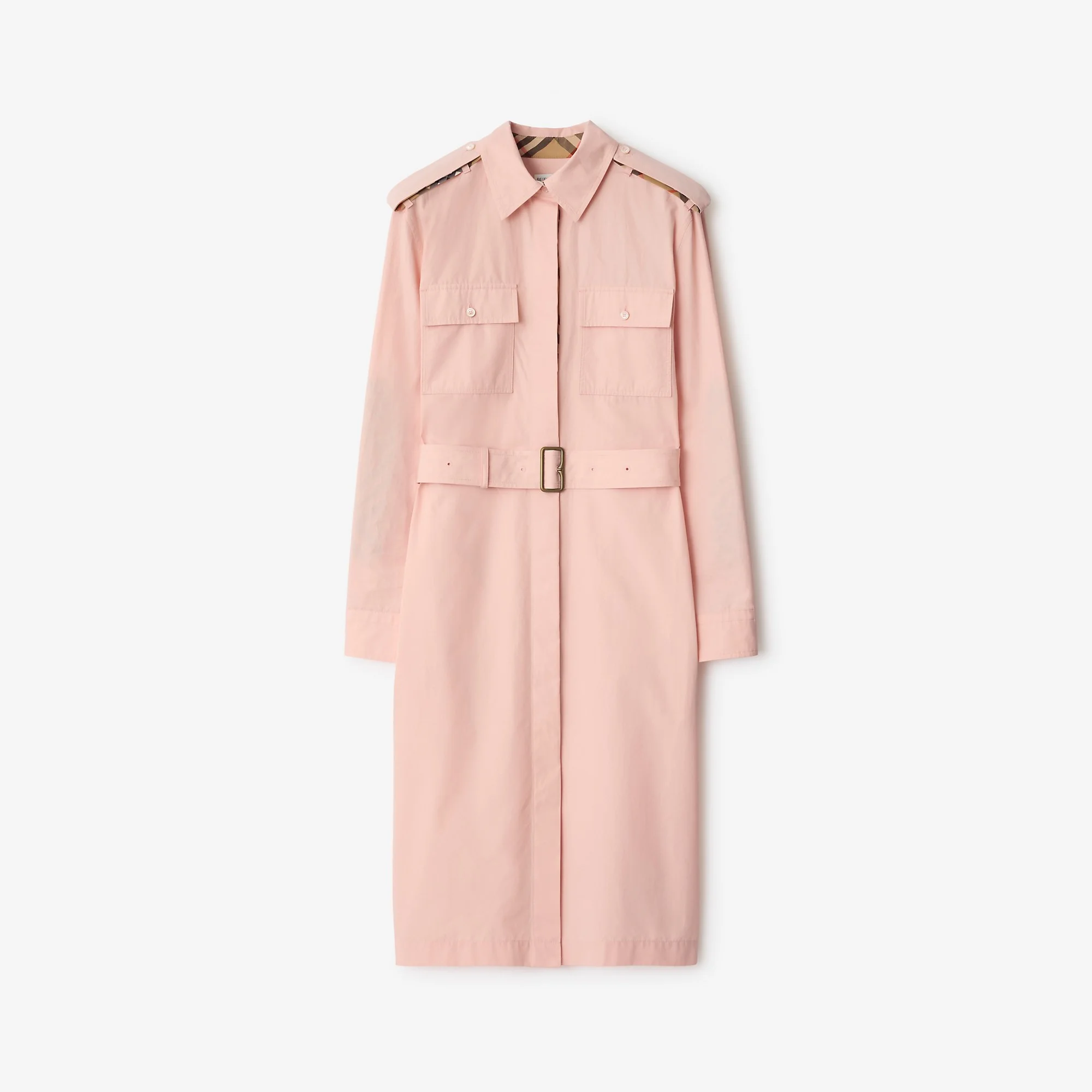 Cotton Poplin Shirt Dress - 1