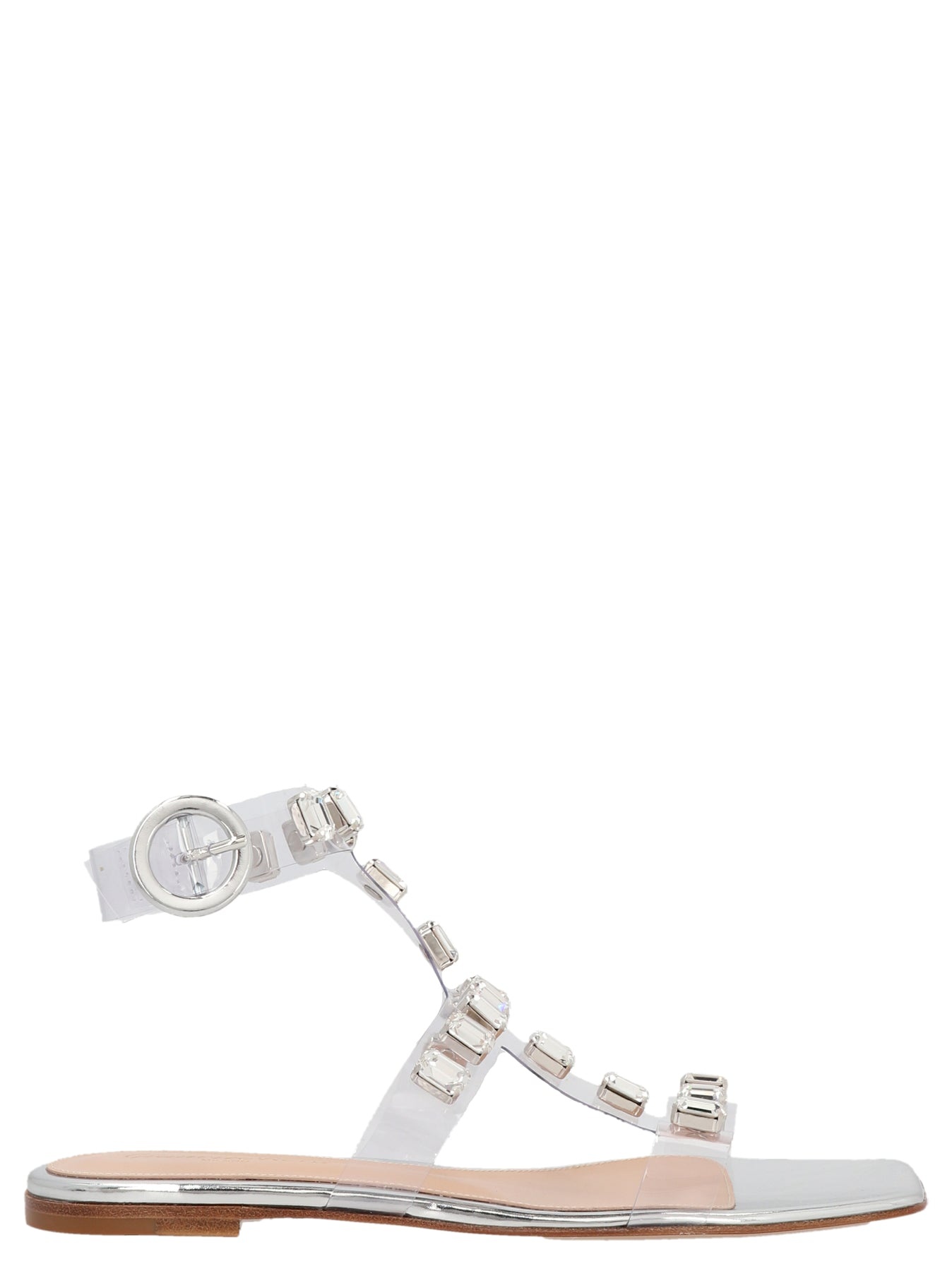 Crystal Crash Sandals Silver - 1