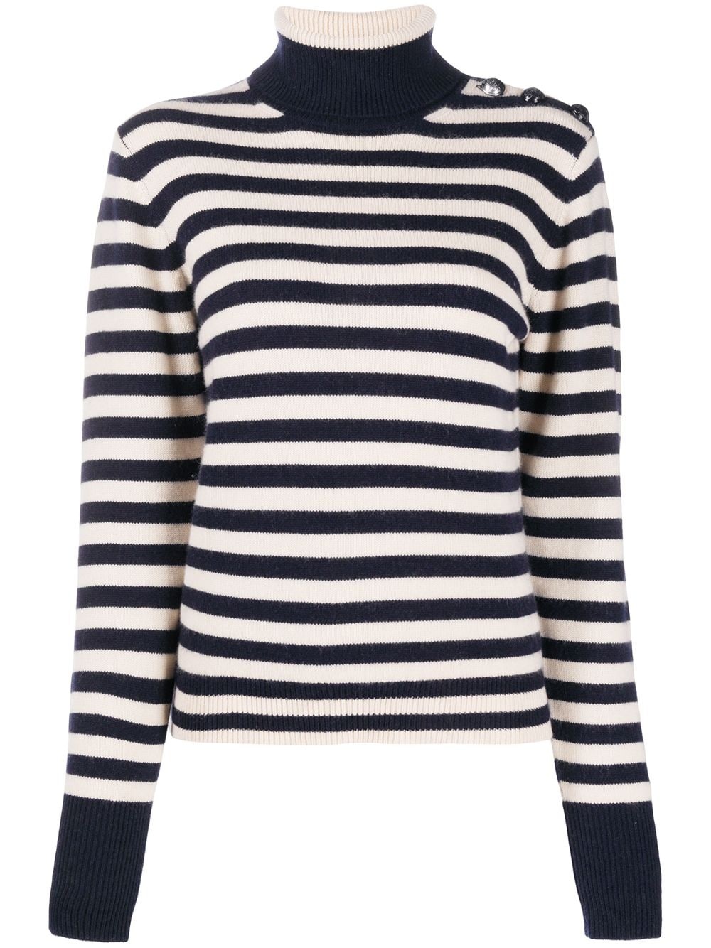 mariner stripe cashmere jumper - 1