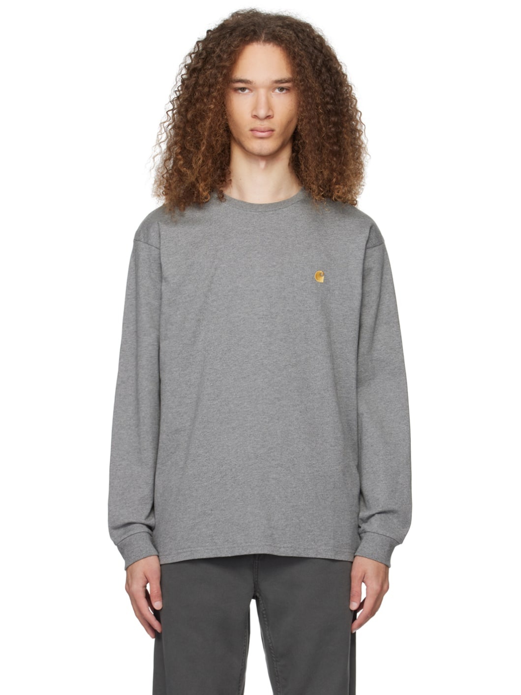 Gray Chase Long Sleeve T-Shirt - 1