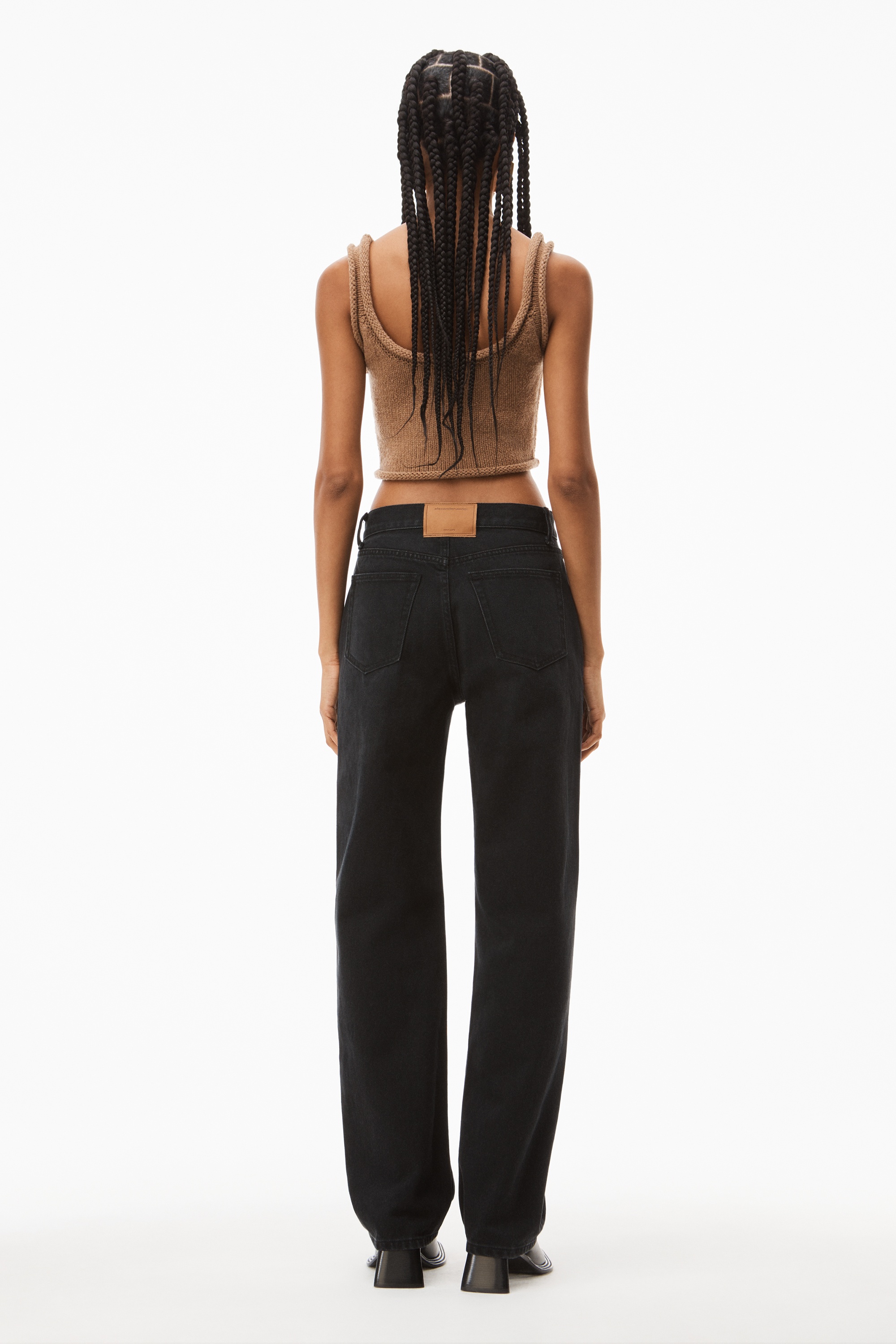 EZ MID-RISE STRAIGHT-LEG JEAN IN DENIM - 5