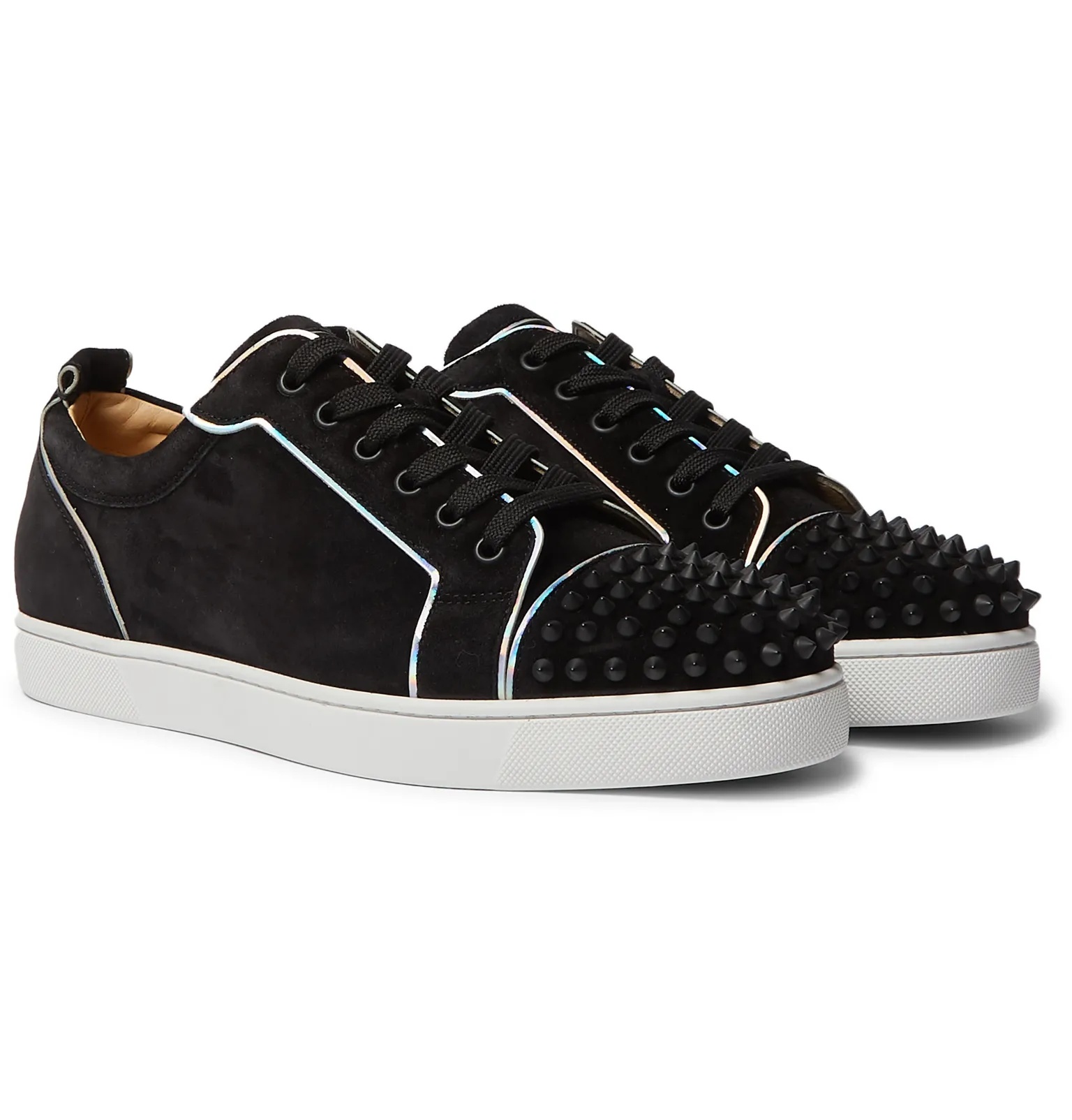 Louis Junior Spikes Cap-Toe Suede Sneakers - 10