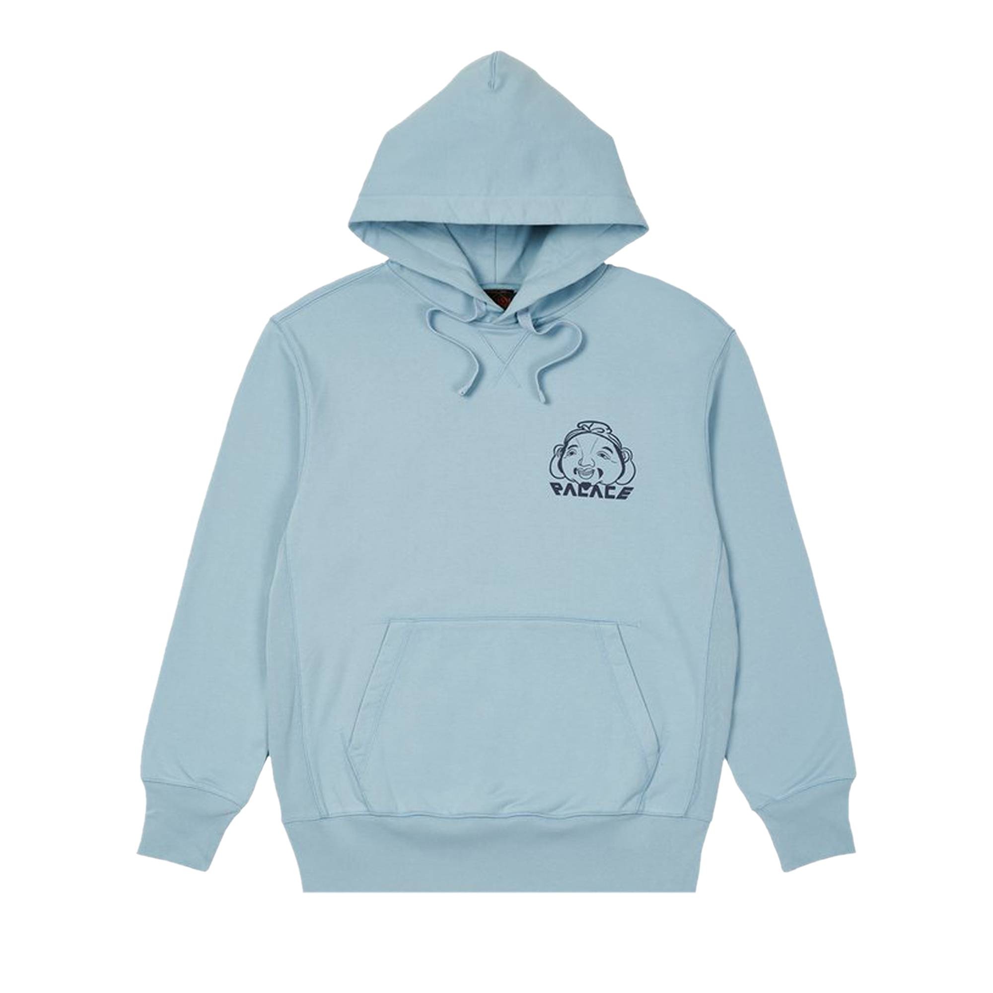 Palace x Evisu Tri-Godhead Hood 'Dusty Blue' - 1