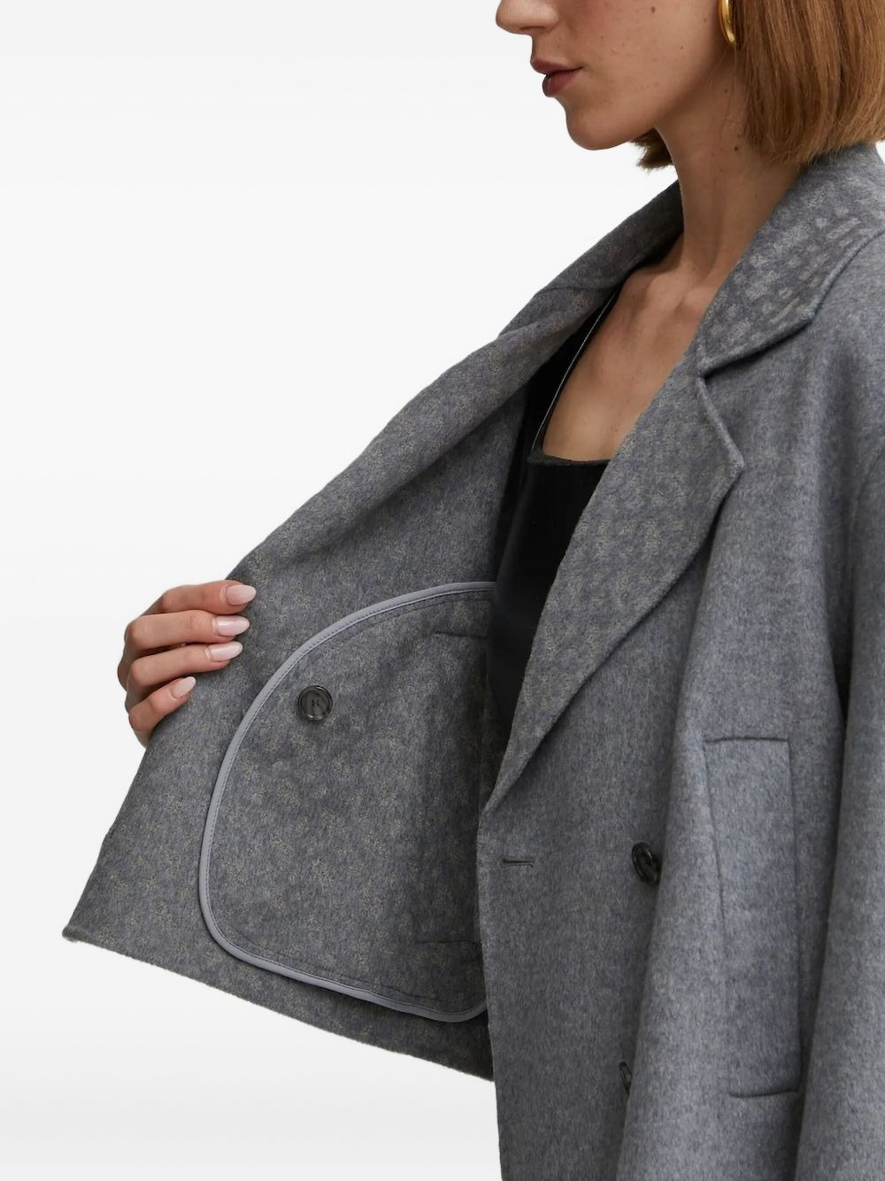 double-breasted coat - 6