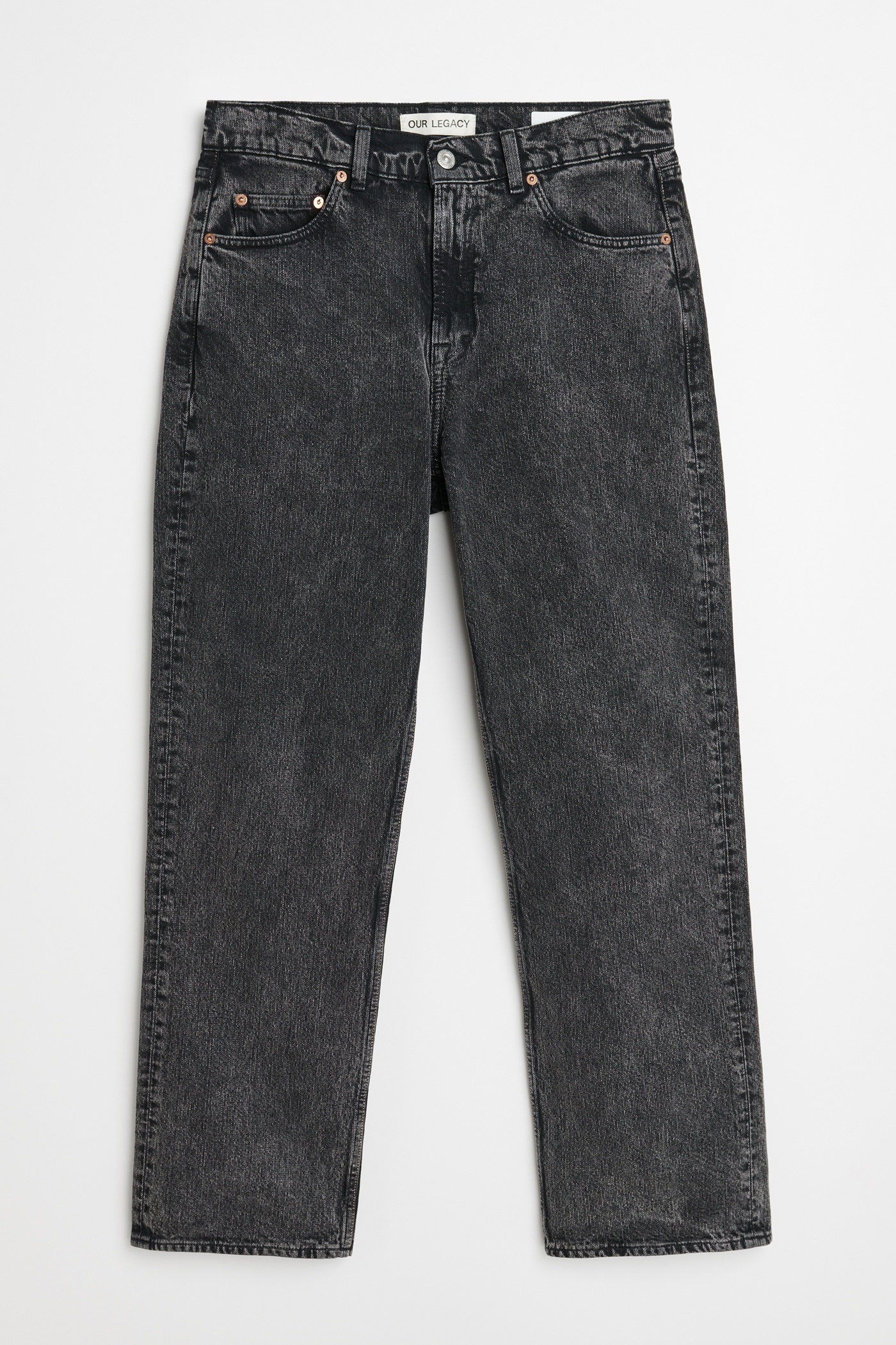 Formal Cut Overdyed Black Chain Twill - 1