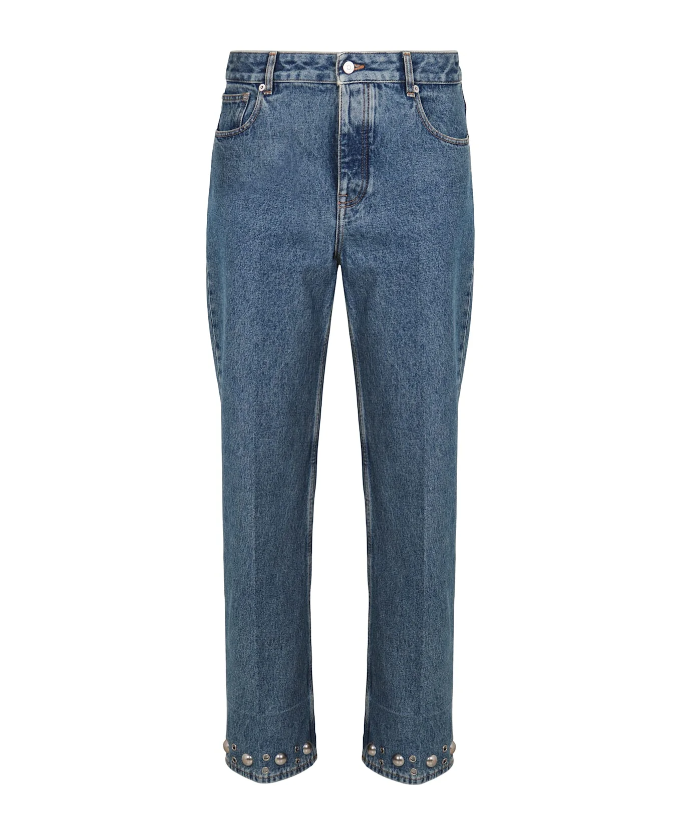Five-pocket Straight-leg Jeans - 1