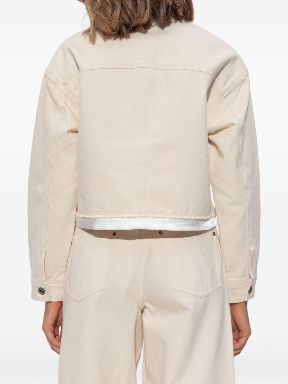 logo-embossed jacket - 4