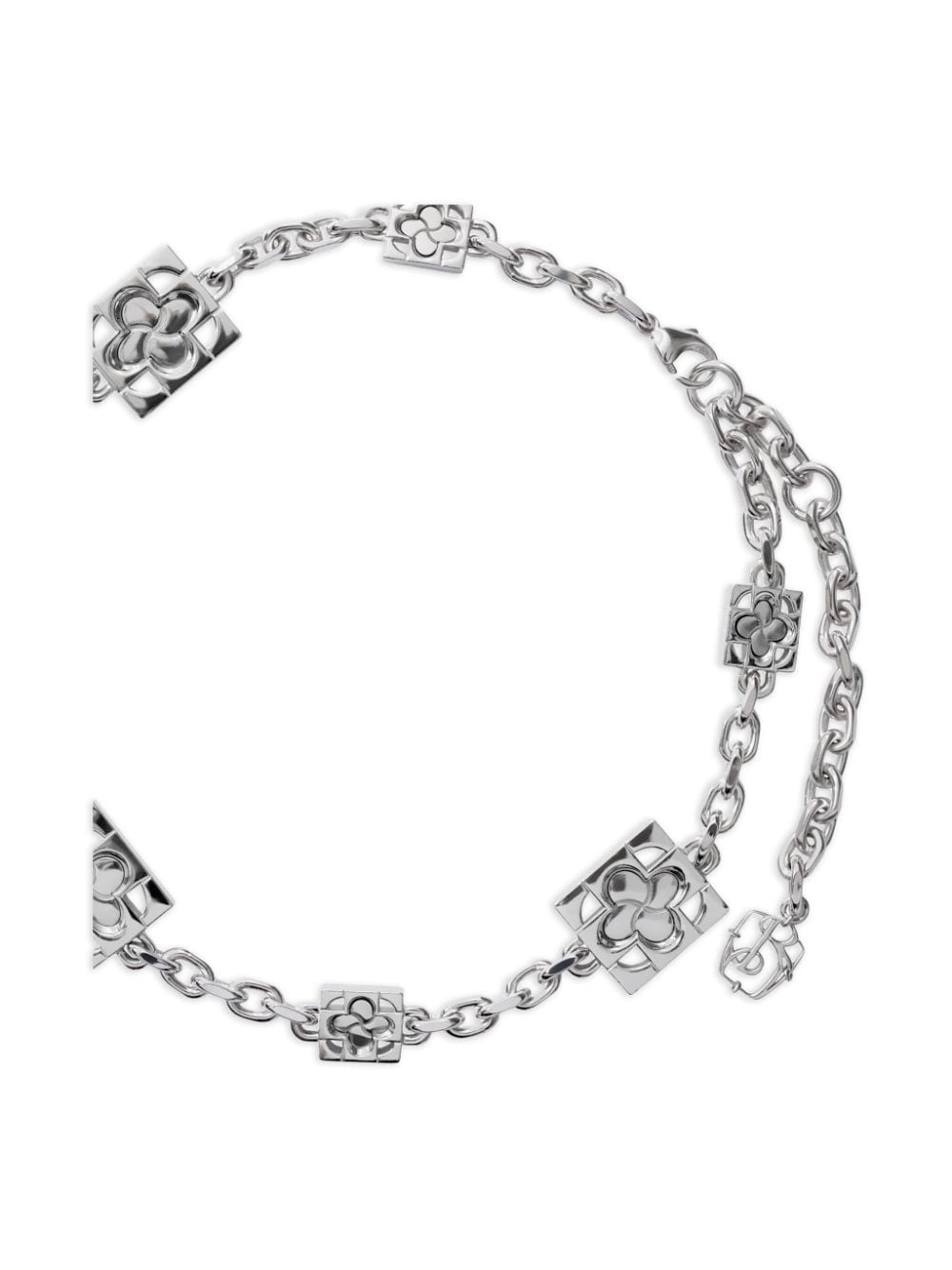Rose logo-charm necklace - 2