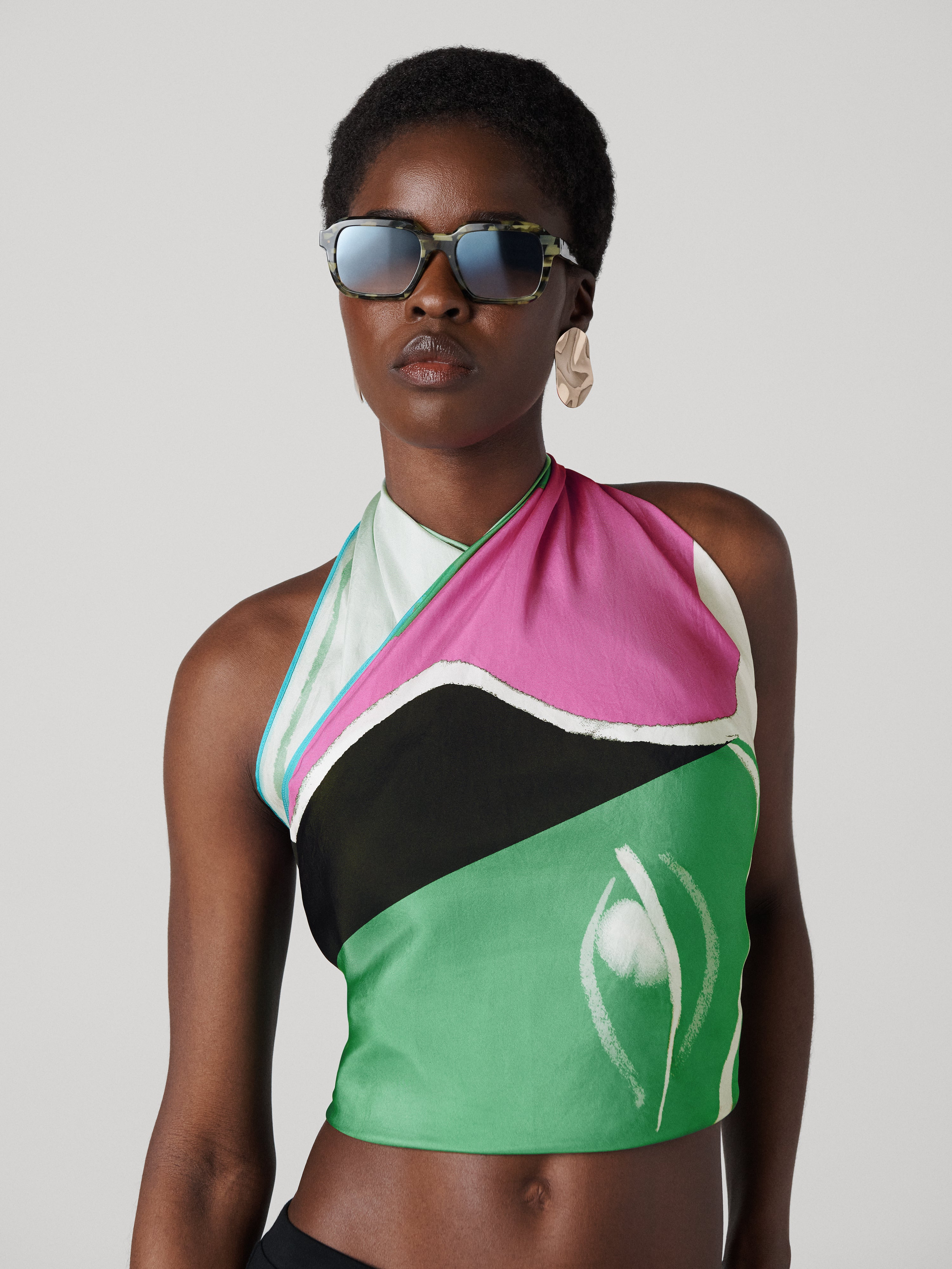 Flag Silk Scarf - 5
