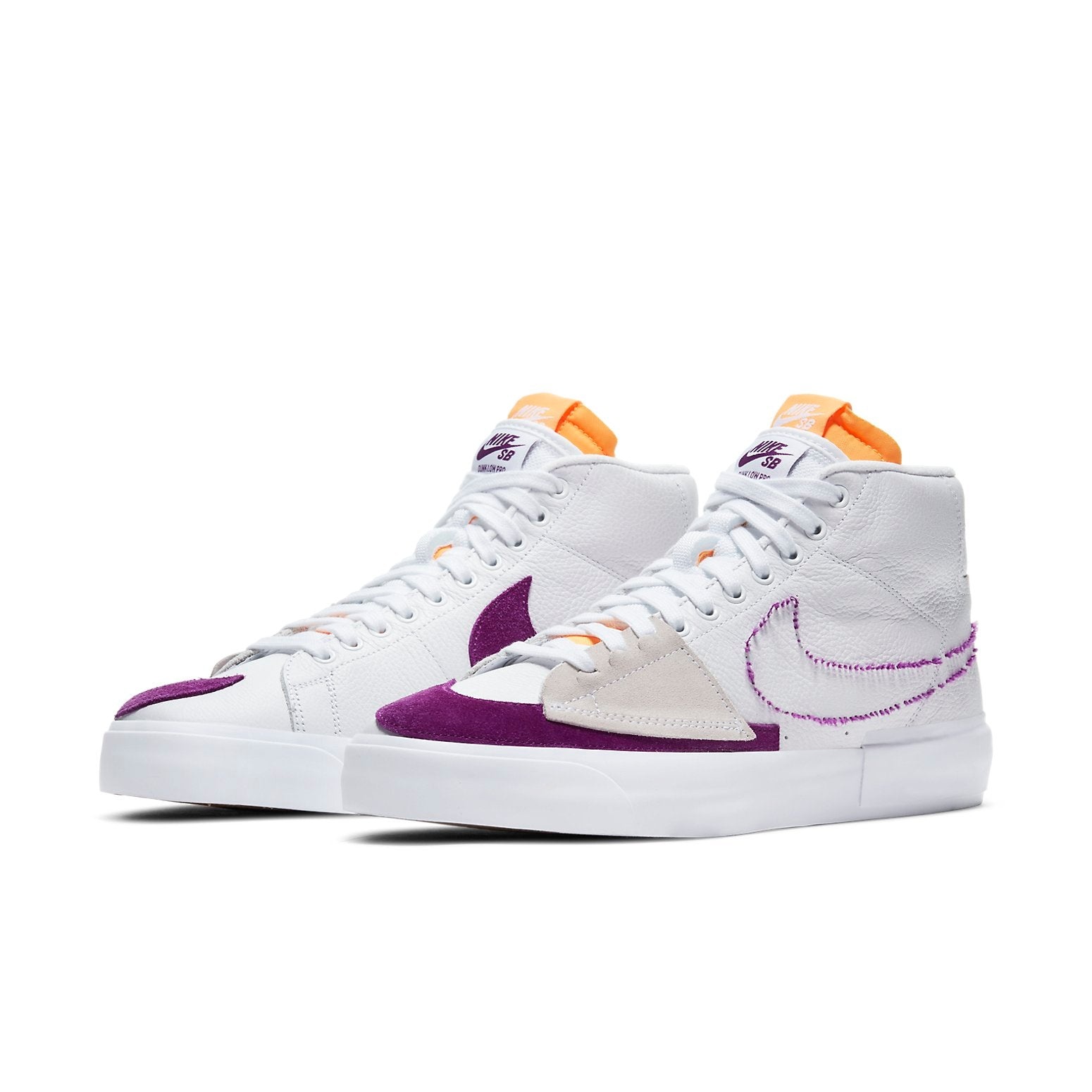 Nike Zoom Blazer Mid Edge SB 'White Viotech' DA2189-100 - 3