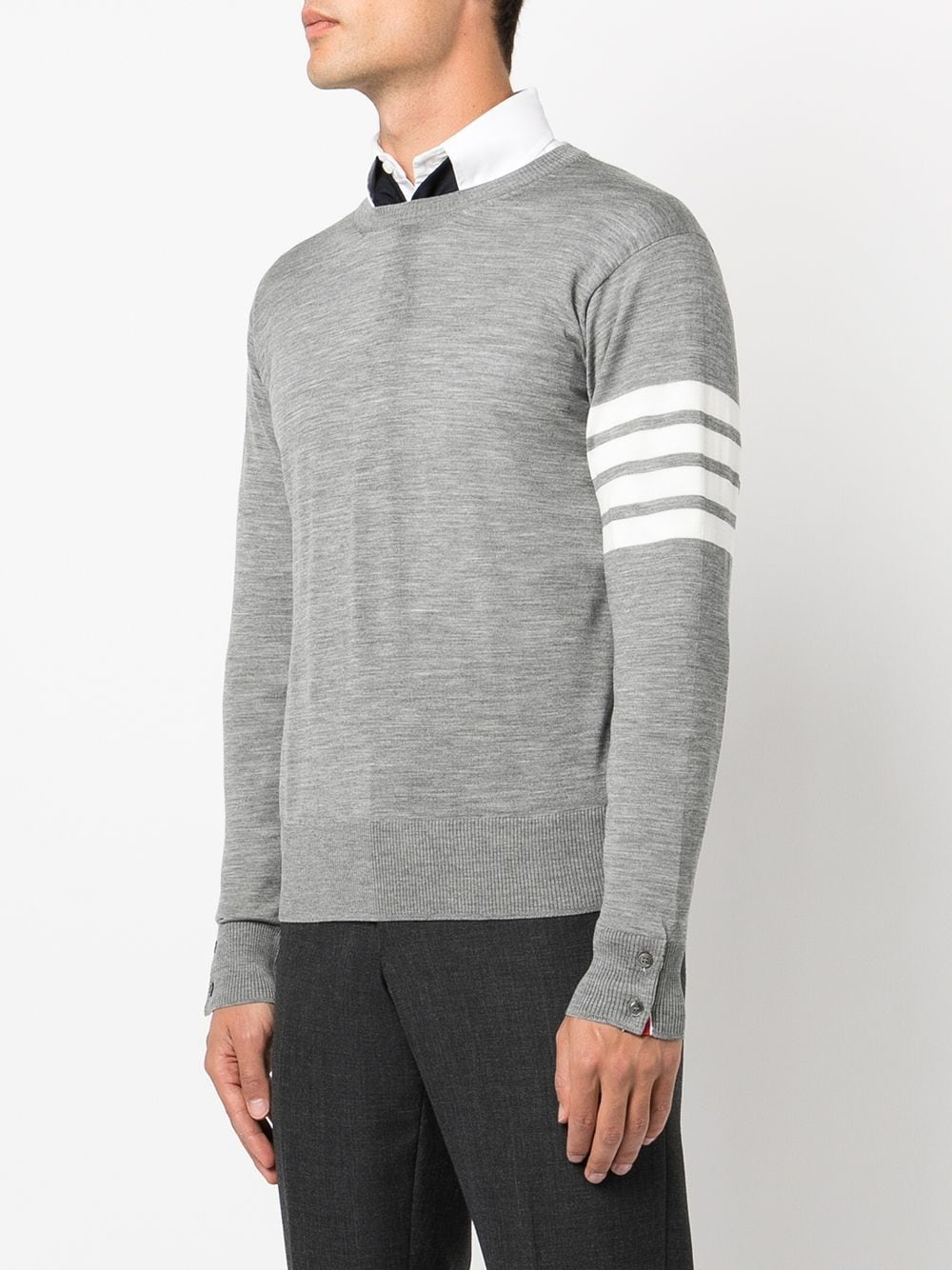 4-Bar crew neck jumper - 3