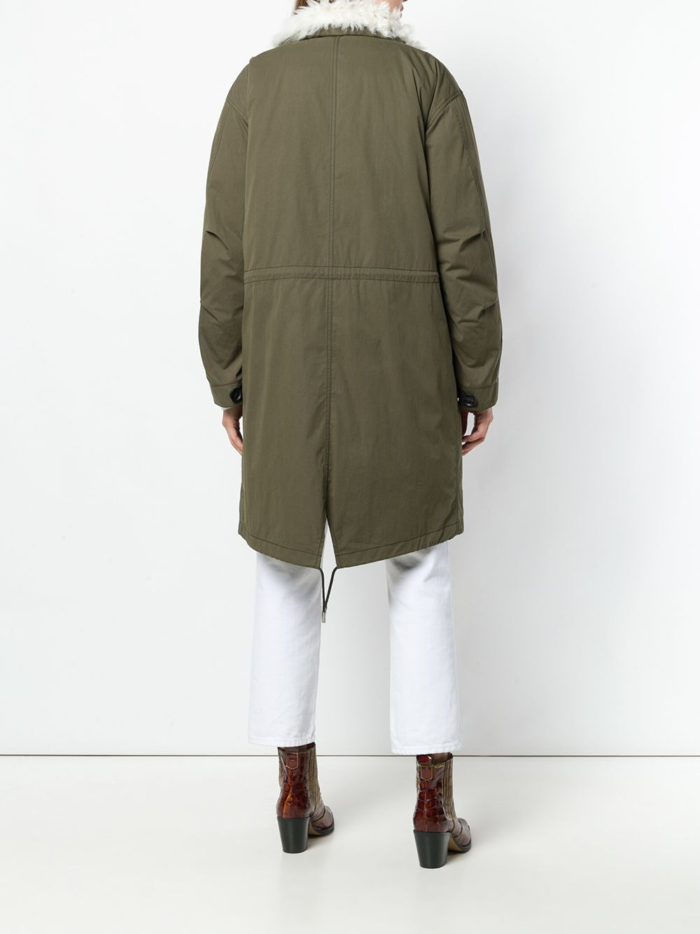 padded military parka - 4