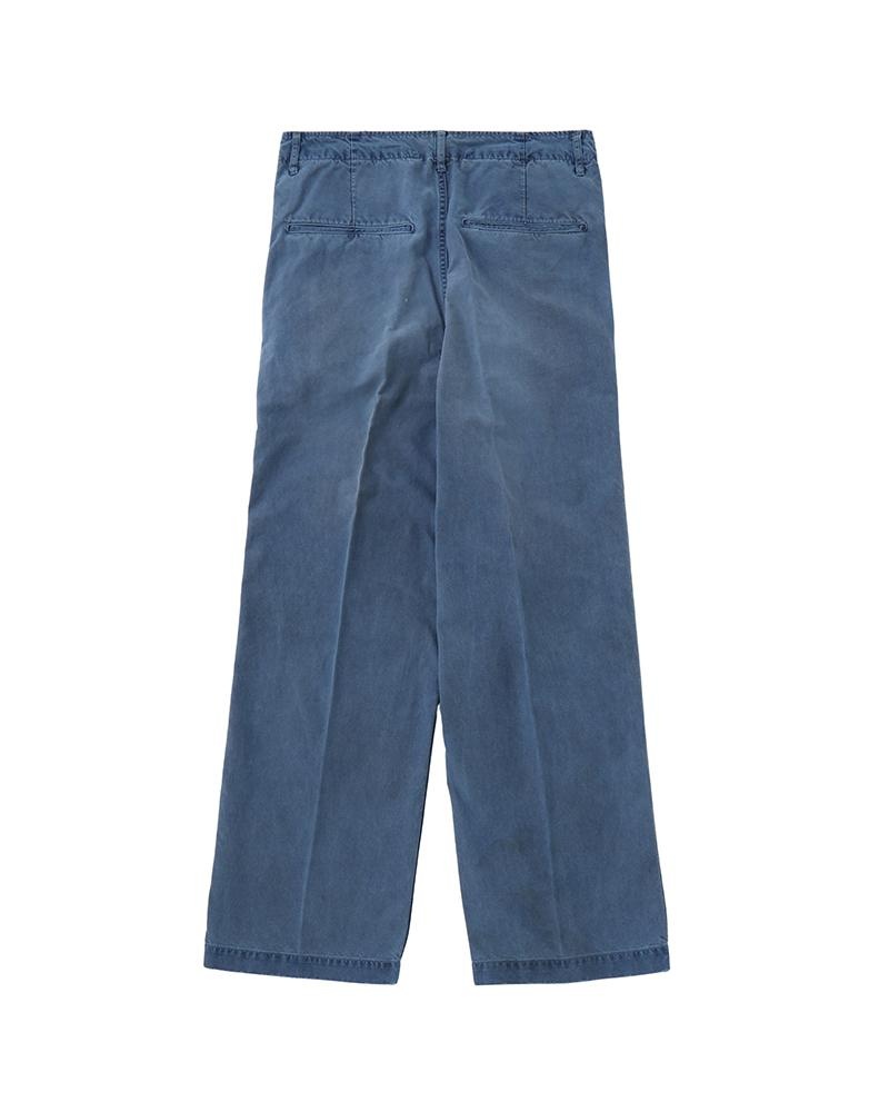 EX WIDE CHINO PANTS CRASH LT.INDIGO - 2