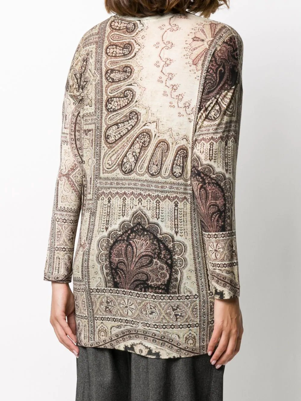 paisley embroidered top - 4