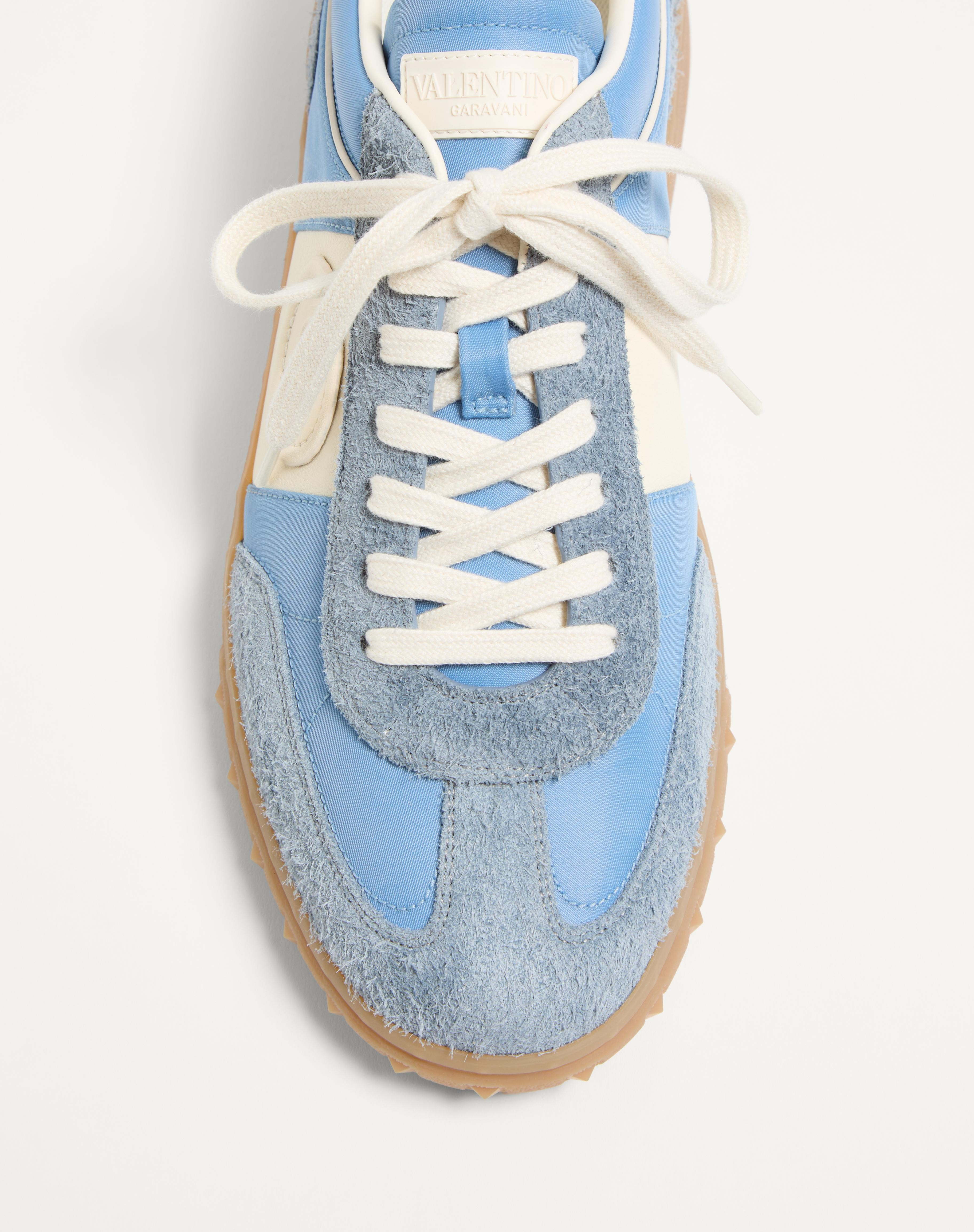 UPVILLAGE LOW TOP SNEAKER IN CRUST LEATHER AND NYLON - 7