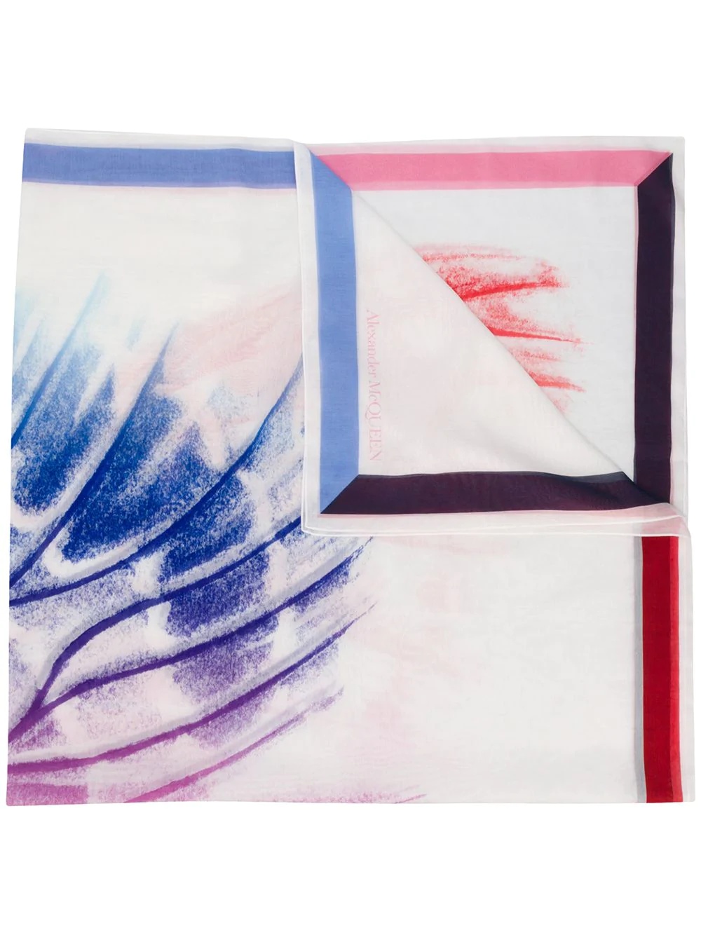 abstract print scarf - 1