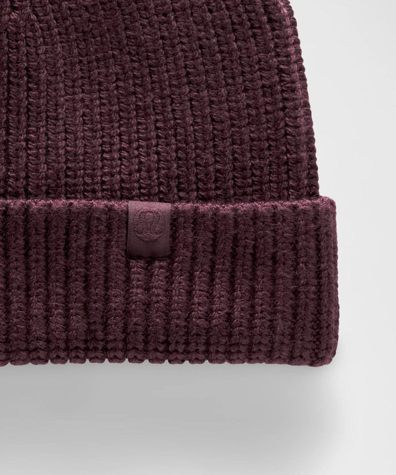 Close-Fit Wool-Blend Ribbed Knit Beanie 4