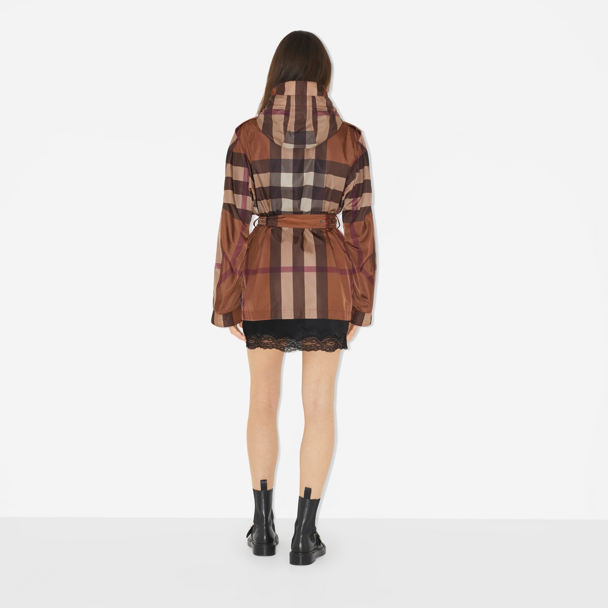 Checked nylon jacket by Burberry