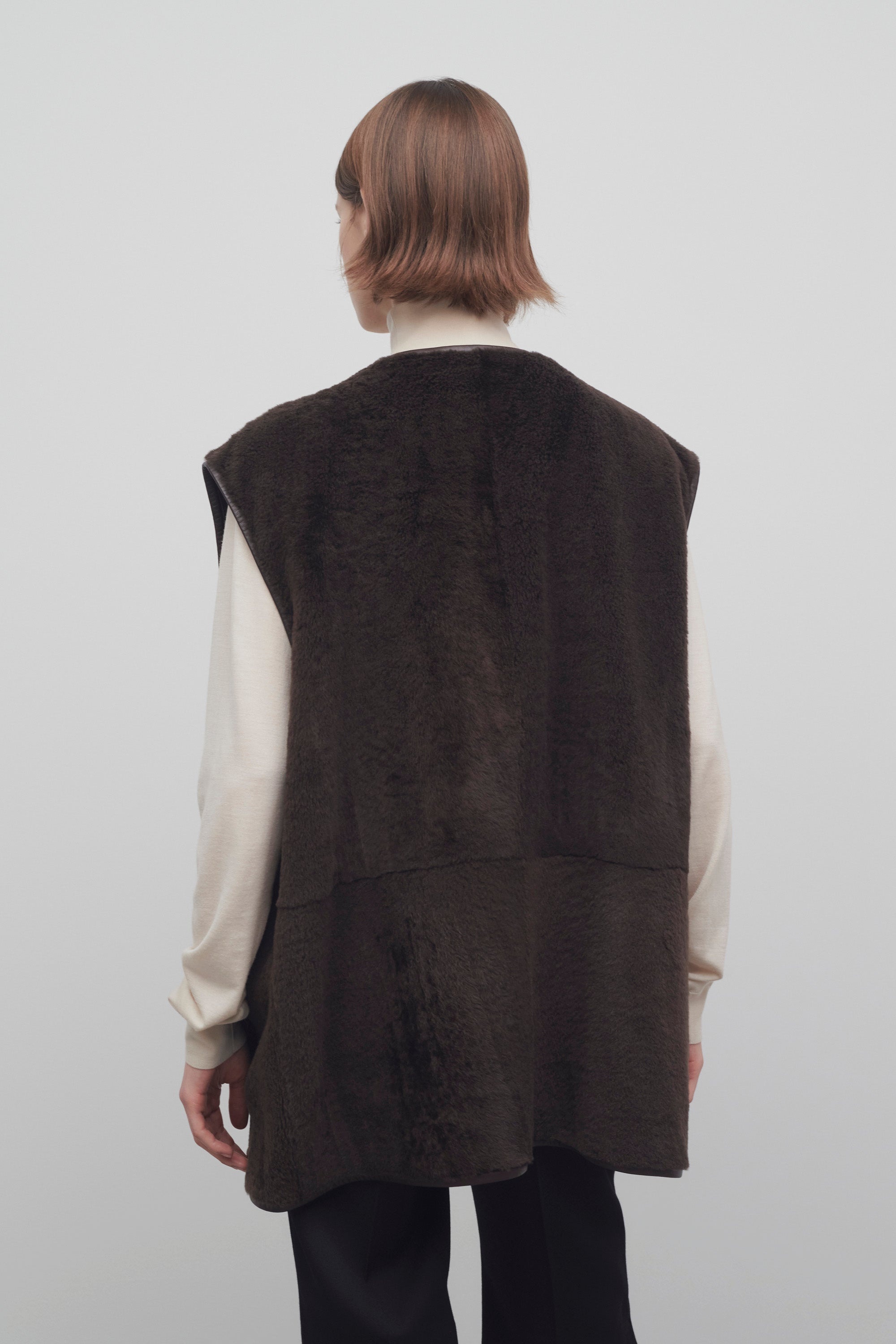 Andi Vest in Shearling - 5