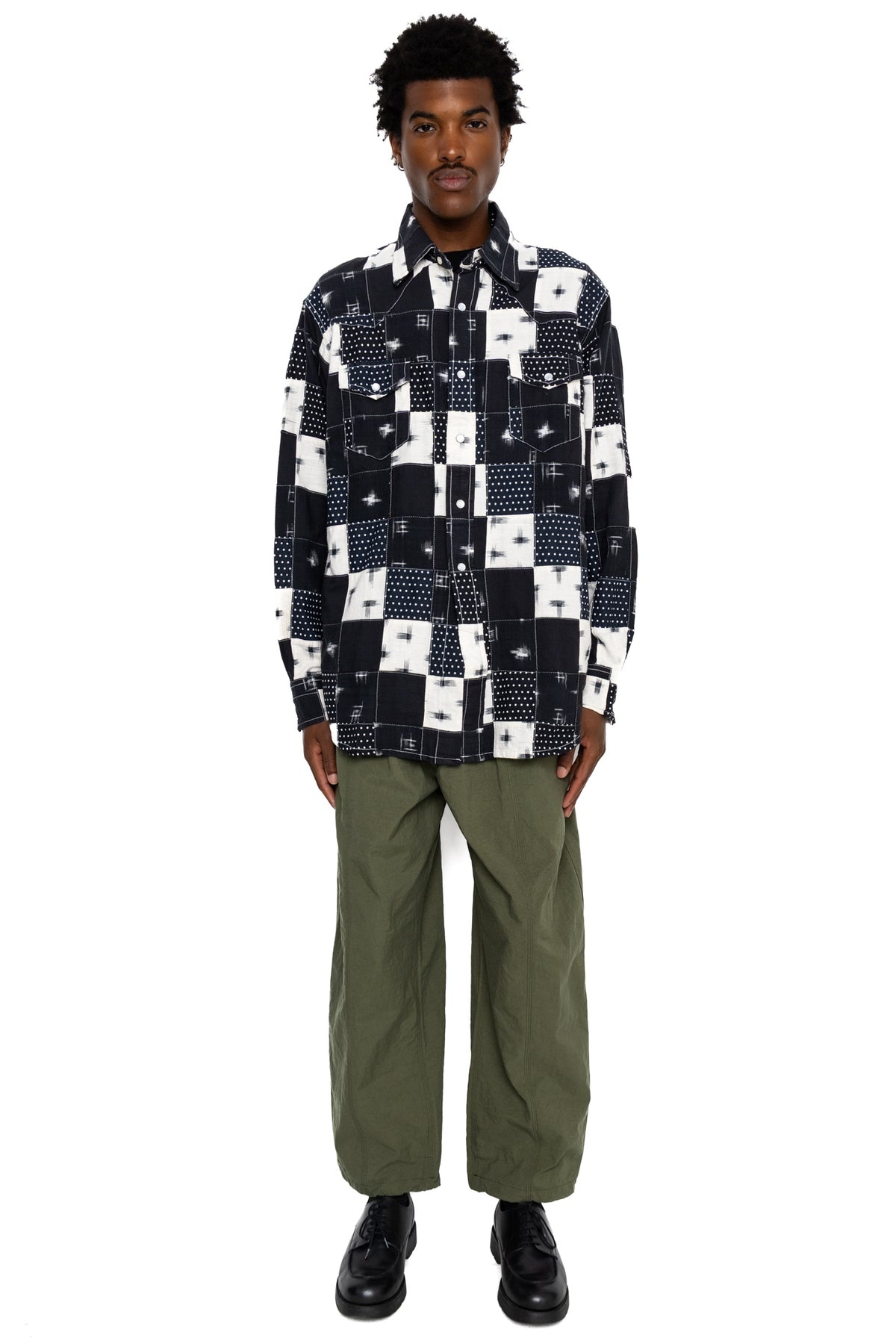 Belted C.S. Pant Nylon Oxford - Olive - 2