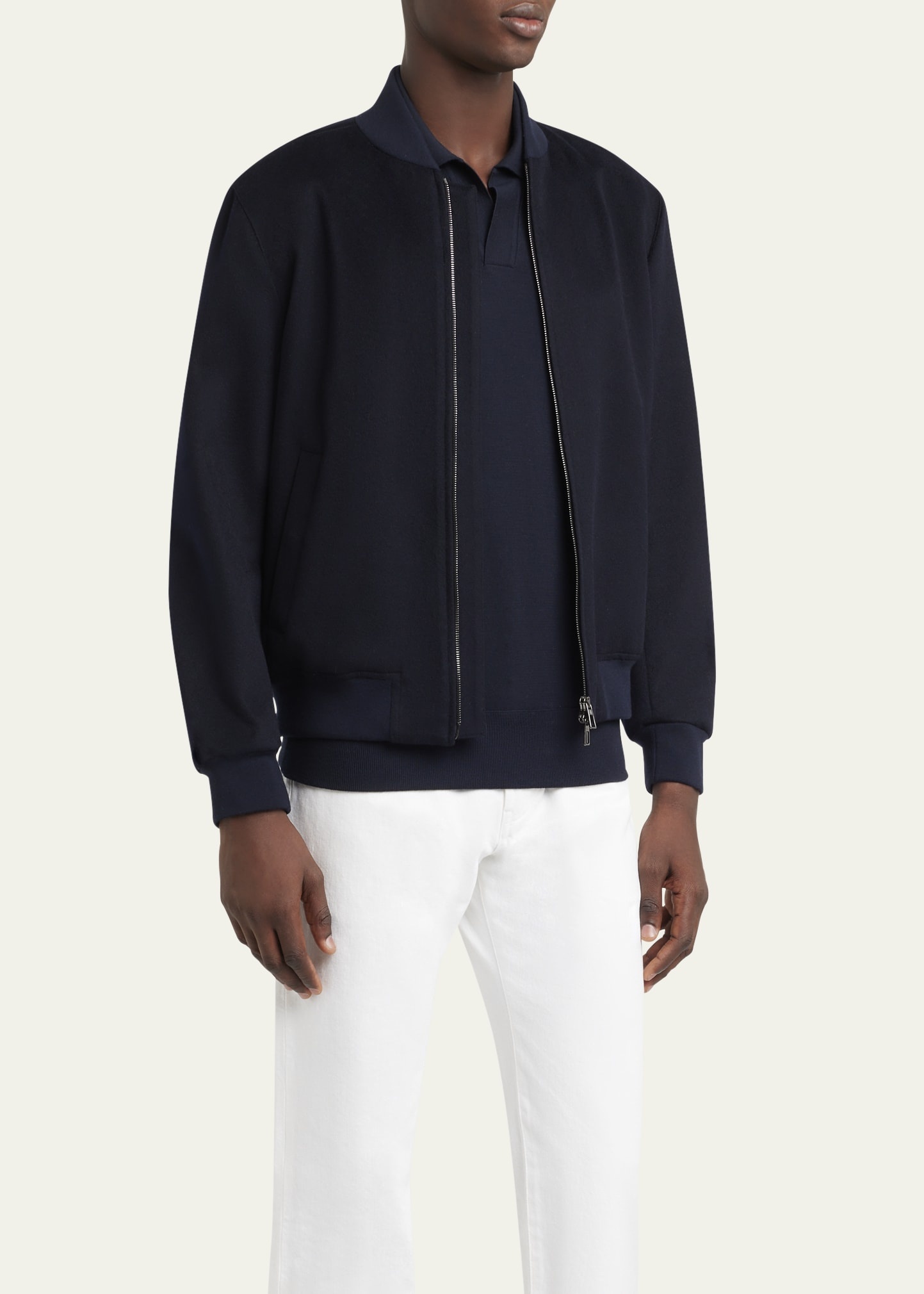 Men's Ivy Cashmere Bomber Jacket - 4