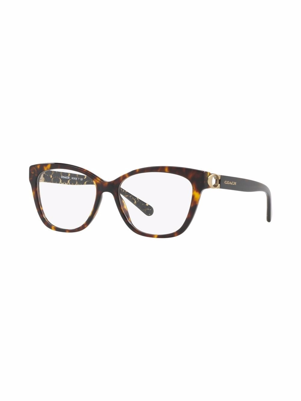 tortoiseshell square glasses - 2
