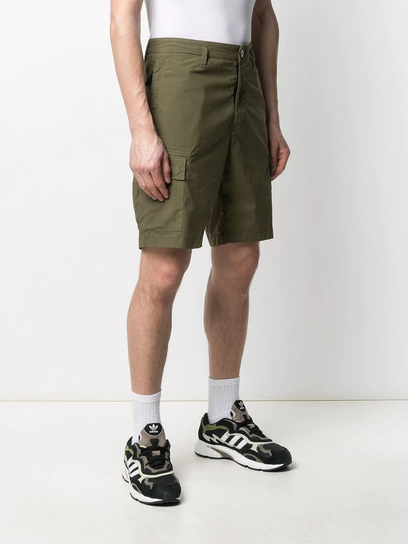 stretch-cotton cargo shorts 3