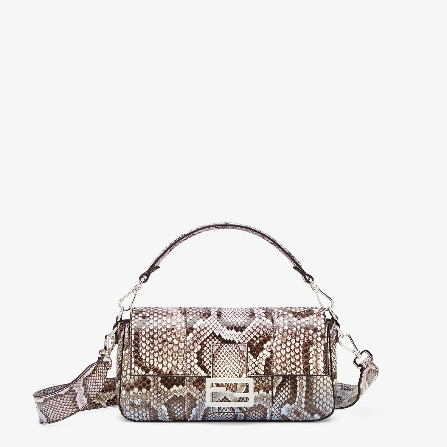 Python leather bag with graduated colors - 1