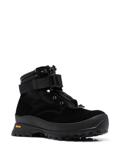 UNDERCOVER x Evangelion buckled boots outlook