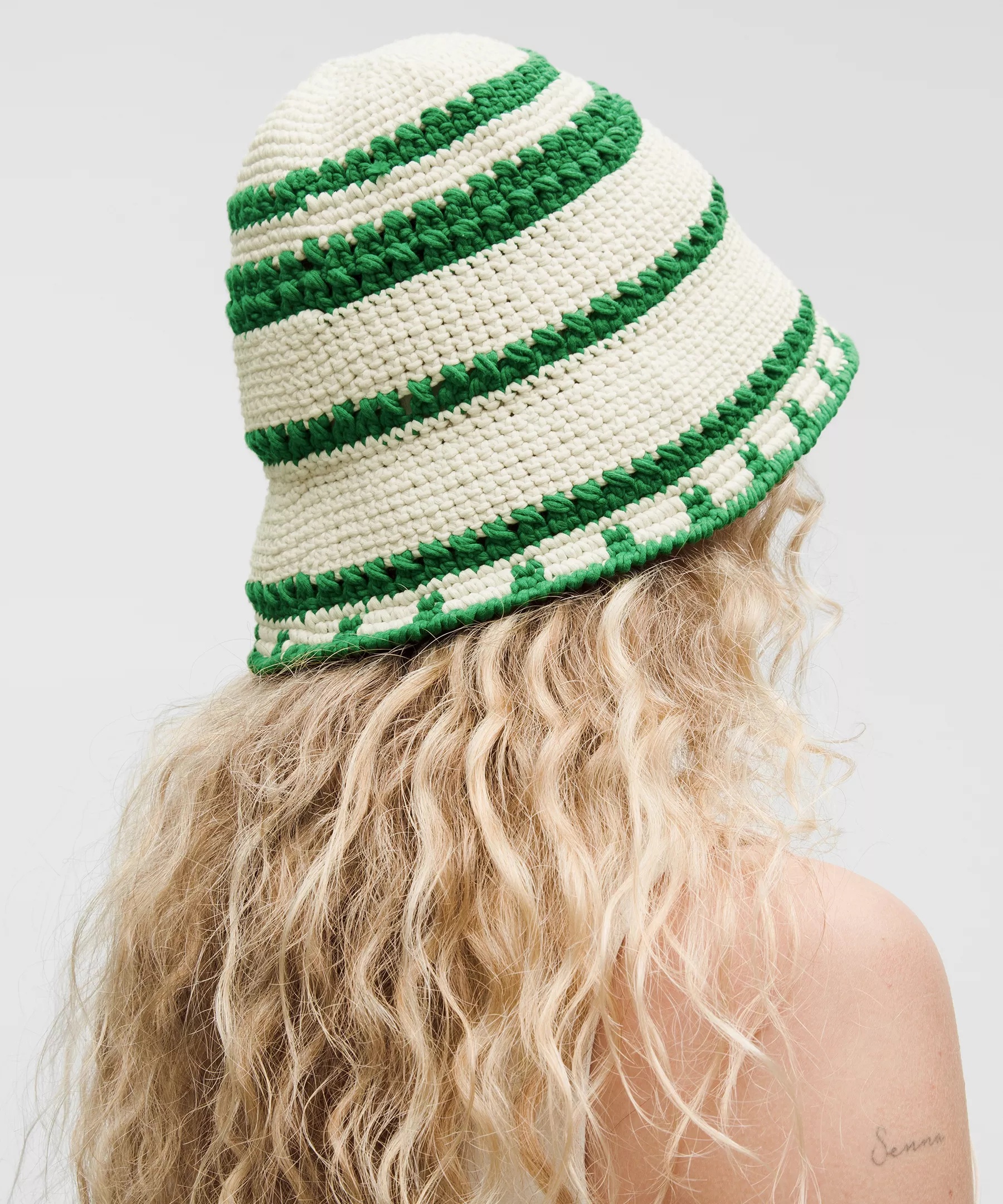 Cotton Crochet Bucket Hat - 3