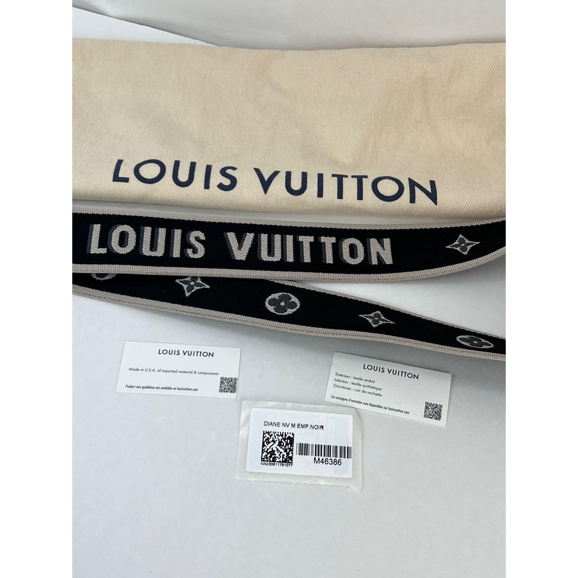 Louis Vuitton Diane Giant Monogram Empreinte Black Shoulder Bag - 11