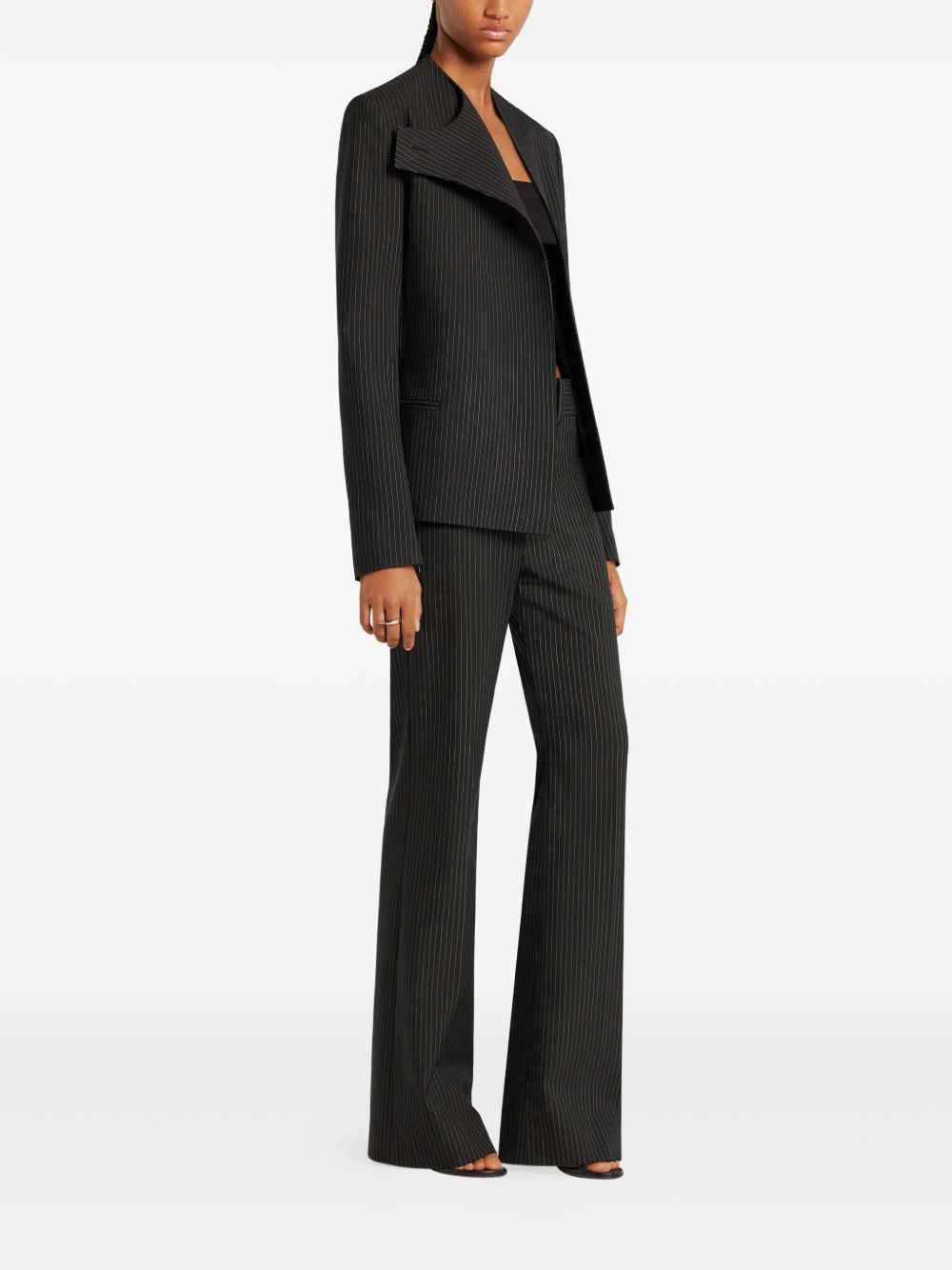 pinstriped blazer - 3