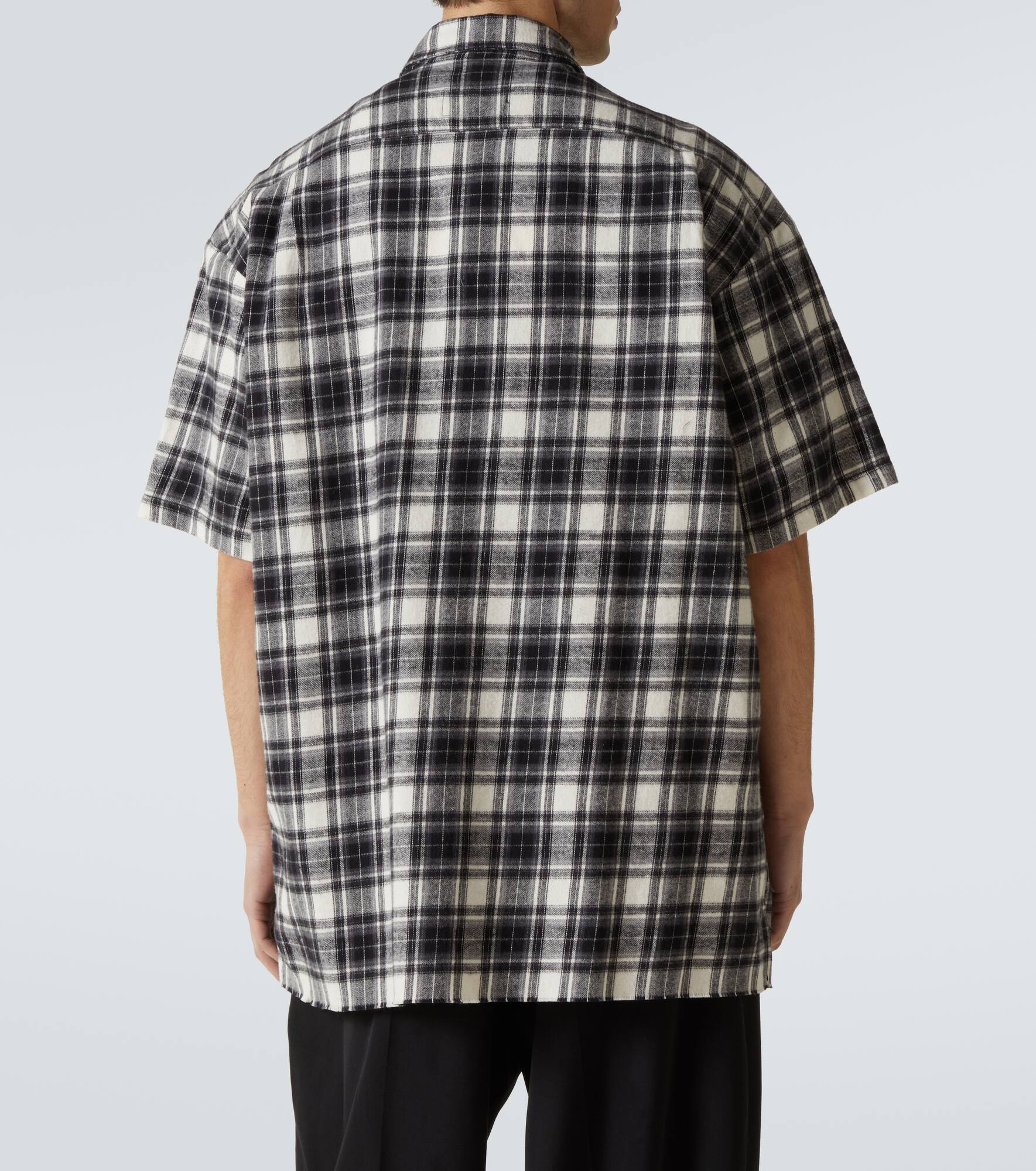 Plaid cotton shirt - 4