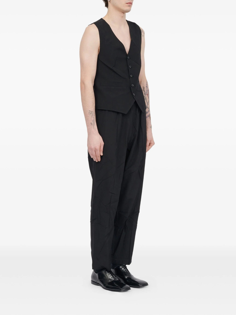 Mm6 메종 Margiela 싱글 브리스트 허리 코트 4