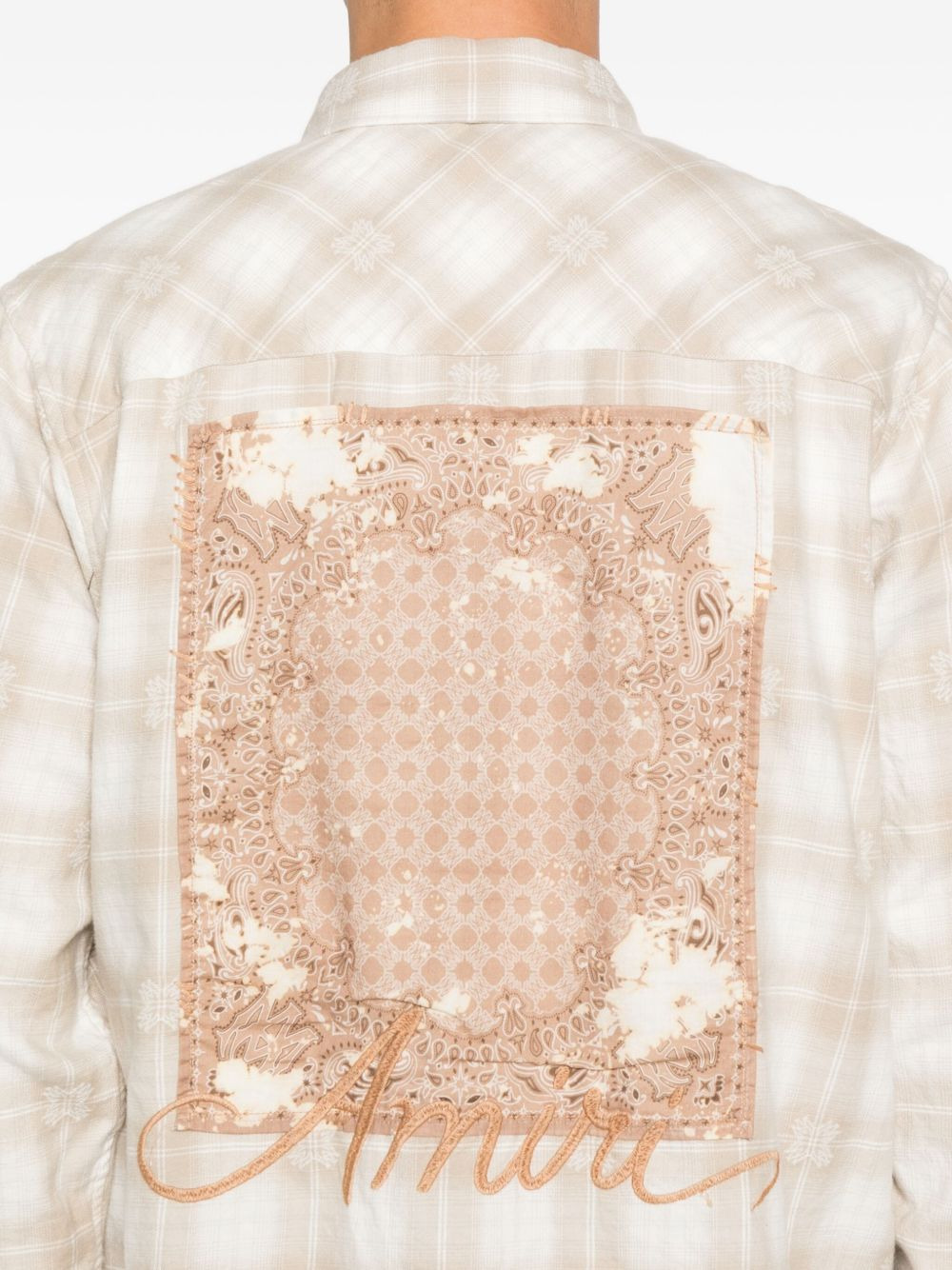 checked frayed shirt - 5