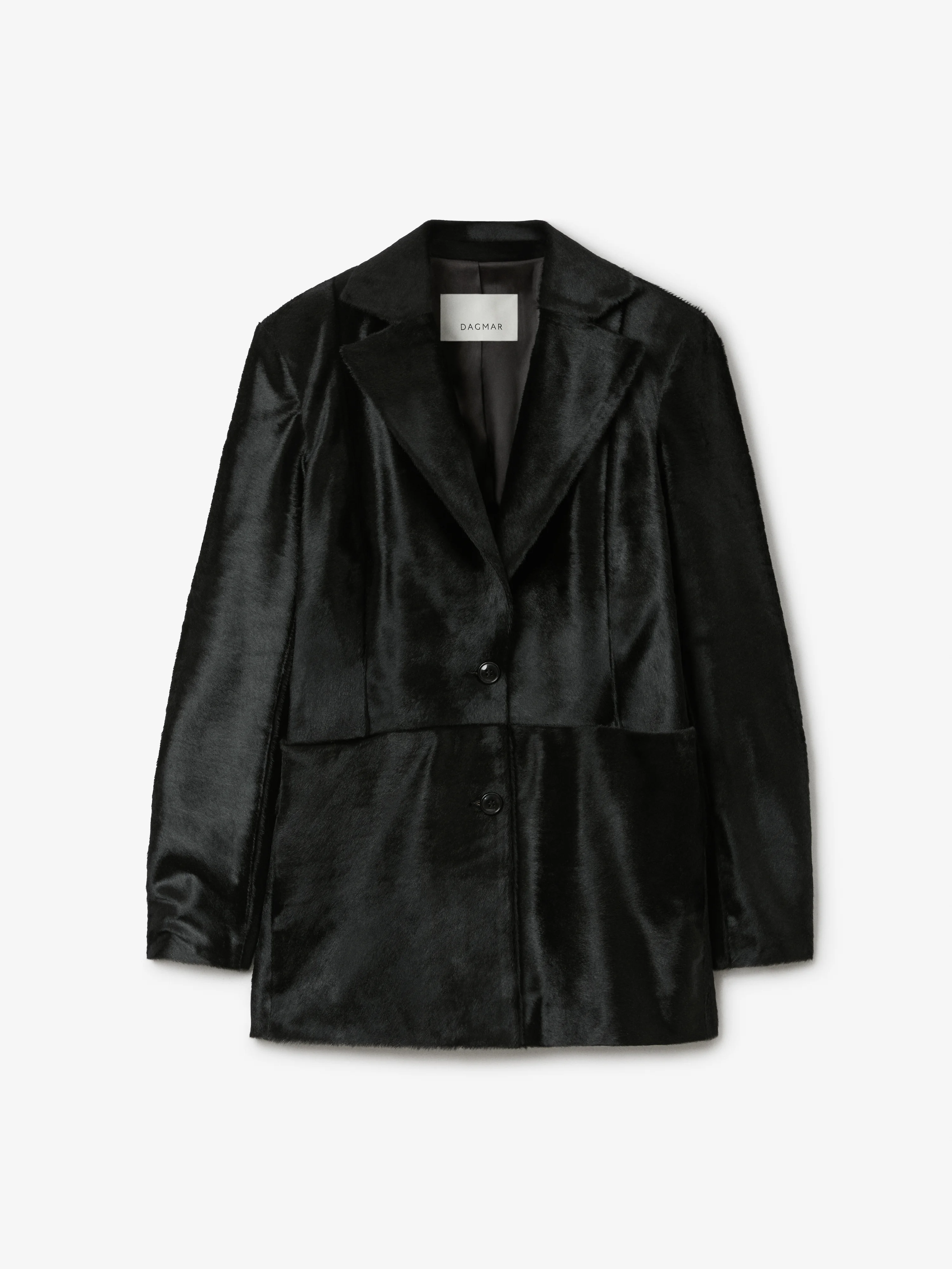 Pony Leather Blazer - 1
