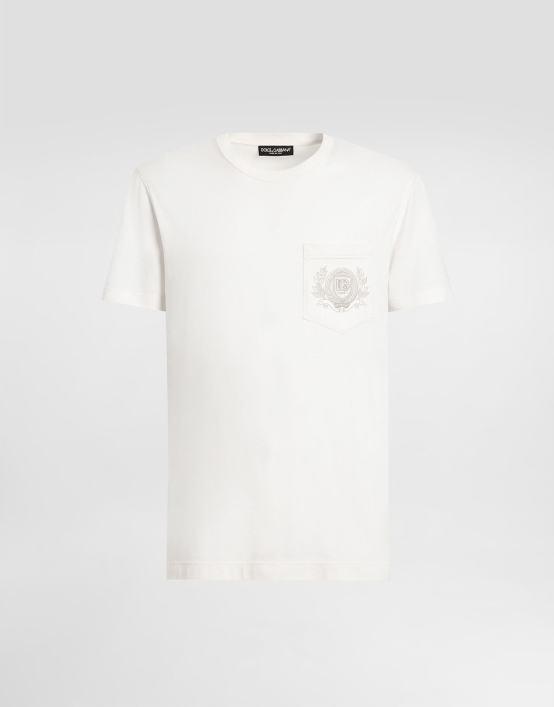 embroidered 로고 티셔츠 1