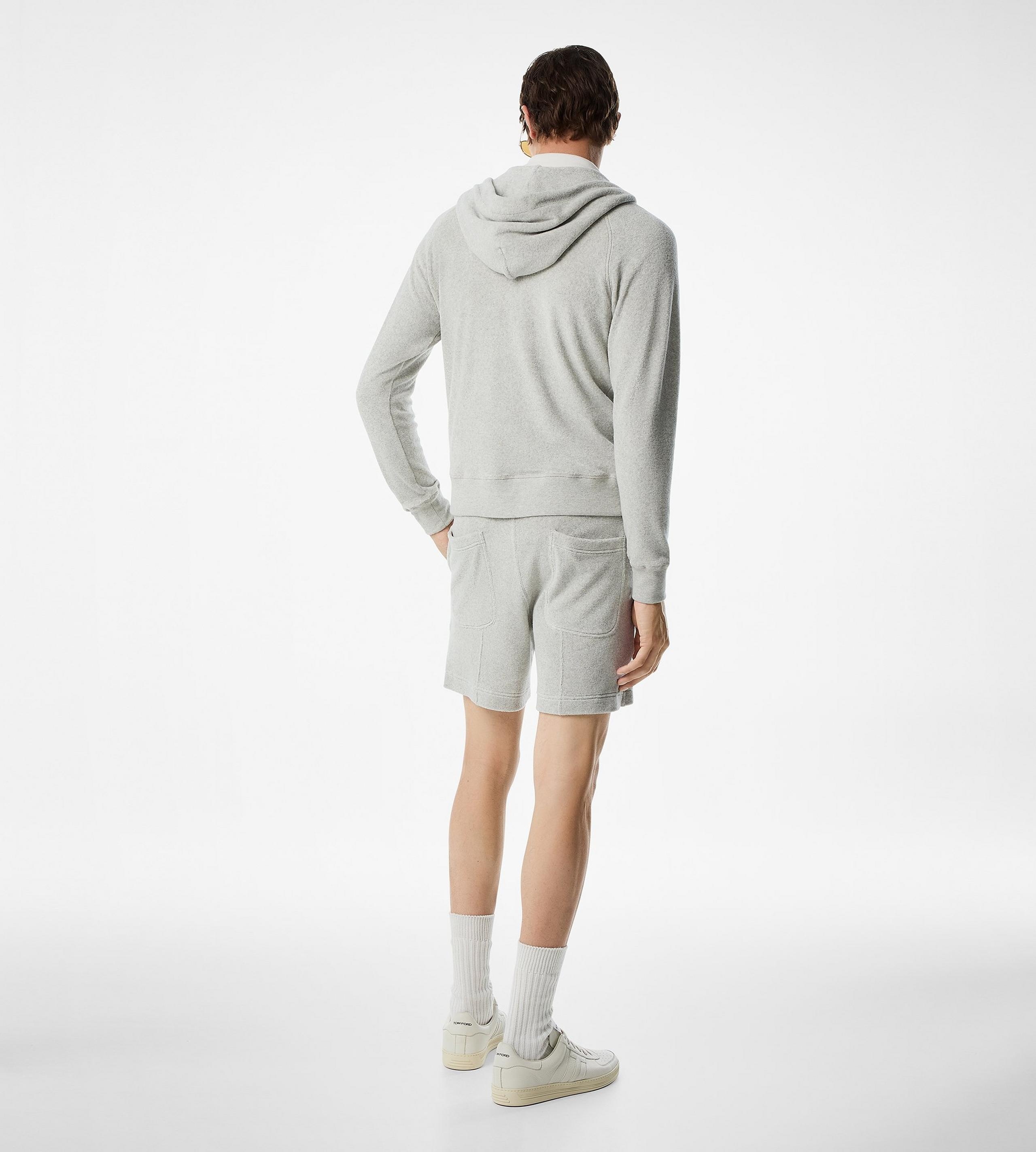 TOWELLING ZIP HOODIE - 3