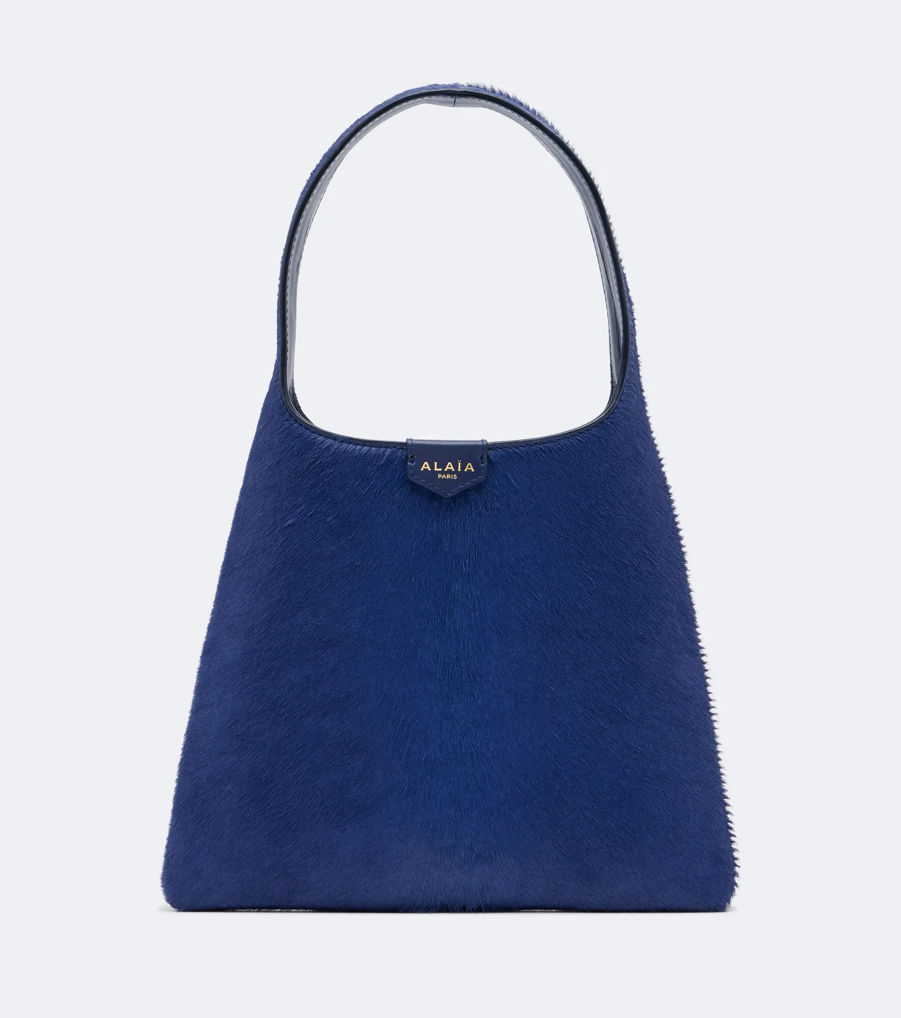 Small calf hair top-handle bag - 1