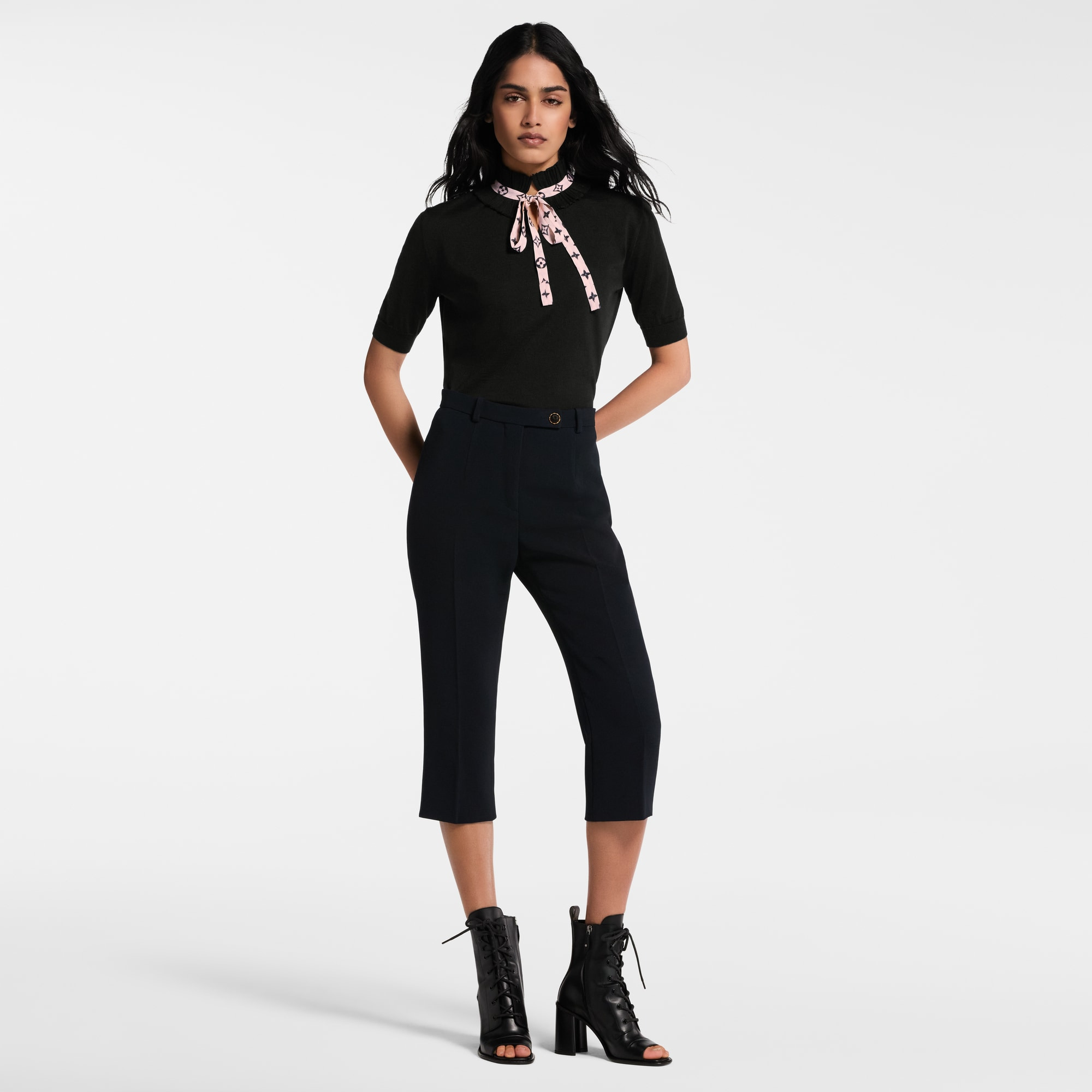 Cropped Tailored Pants - 6