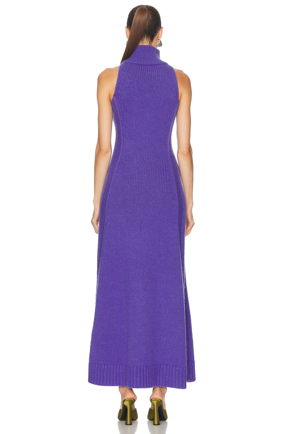 Mock Neck Maxi Dress - 3