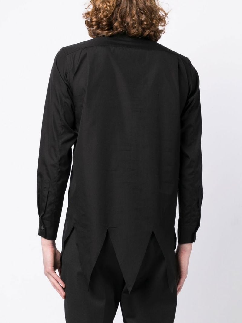 asymmetric cotton shirt - 4
