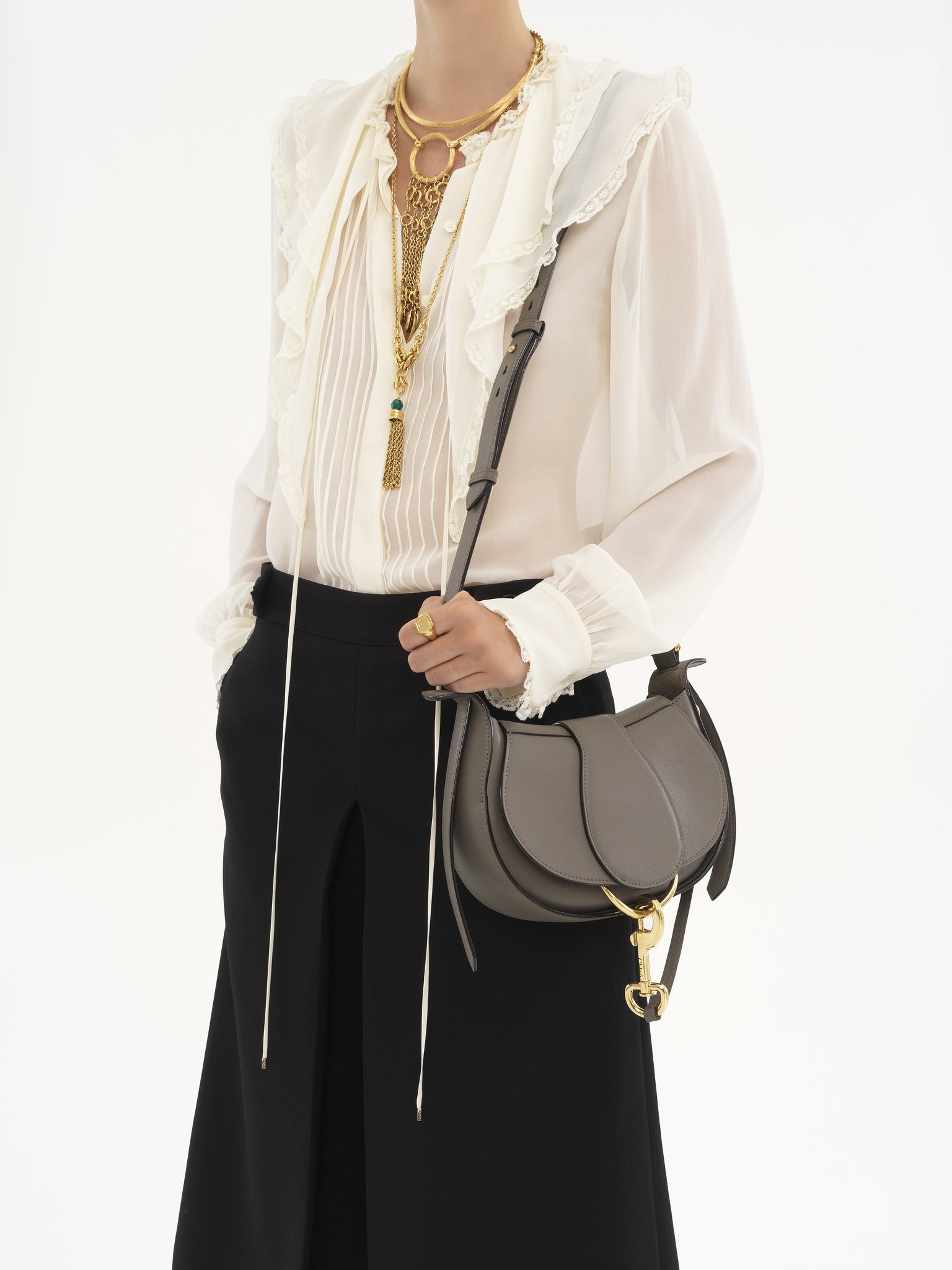 SMALL CHLOÉ RIDE CROSSBODY BAG IN SOFT LEATHER - 2