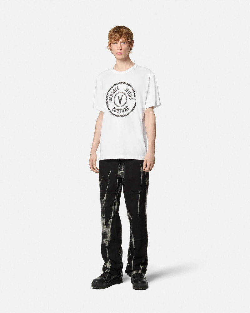 VERSACE JEANS COUTURE Gothic V-Emblem Regular-Fit T-Shirt outlook