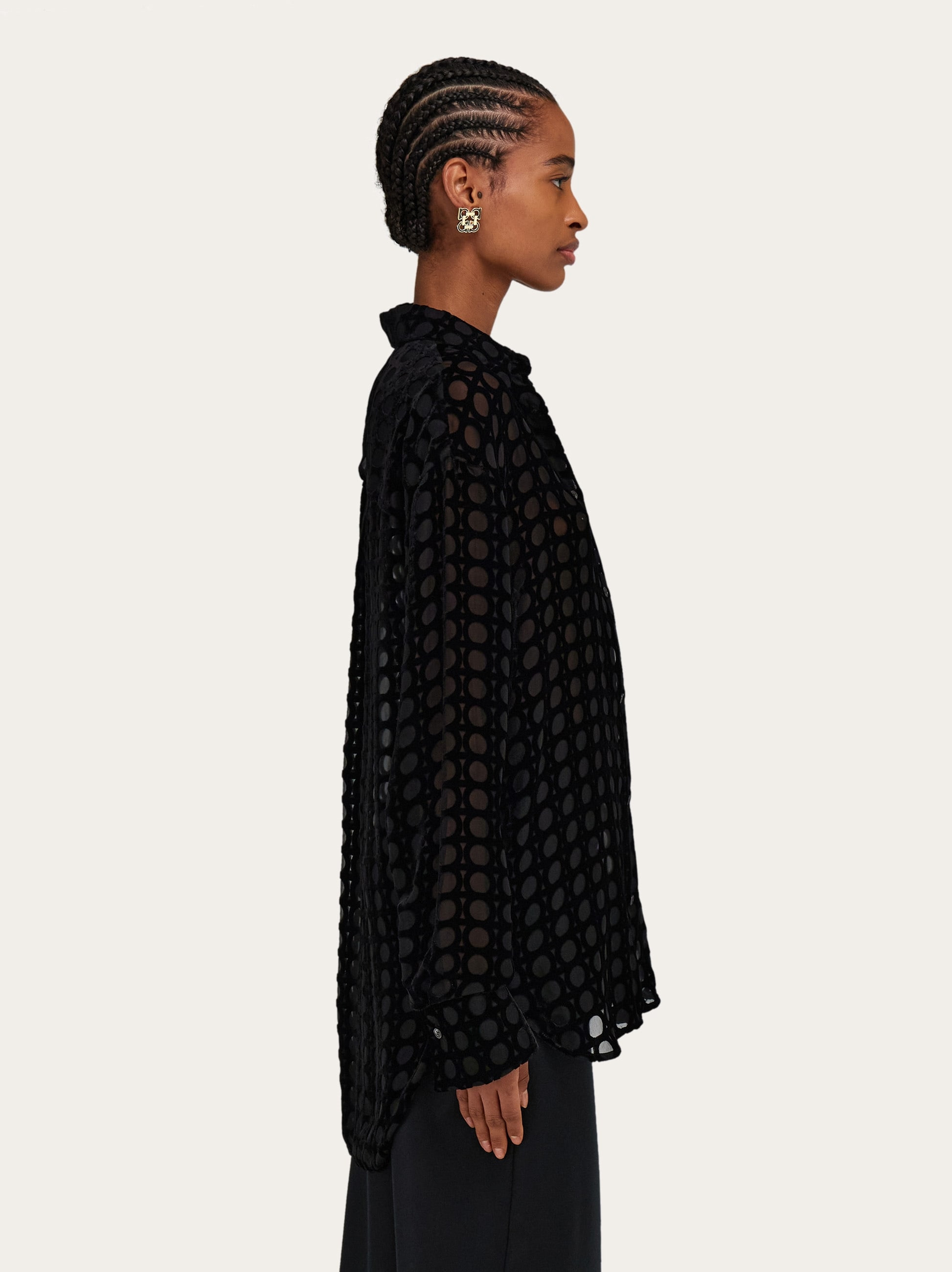Devoré velvet shirt - 3
